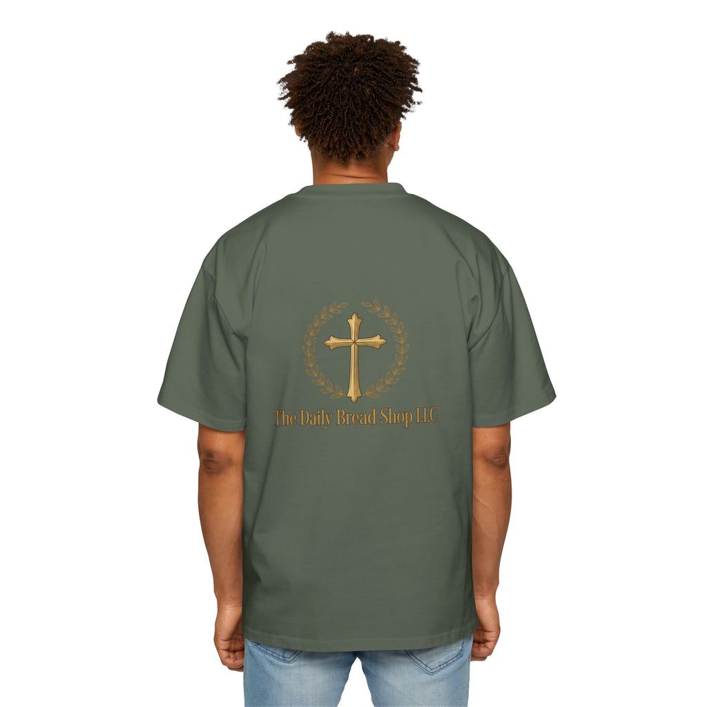 Christian Jesus Graphic Tee — "Don't Make It Hard For Jesus" Oversized Shirt