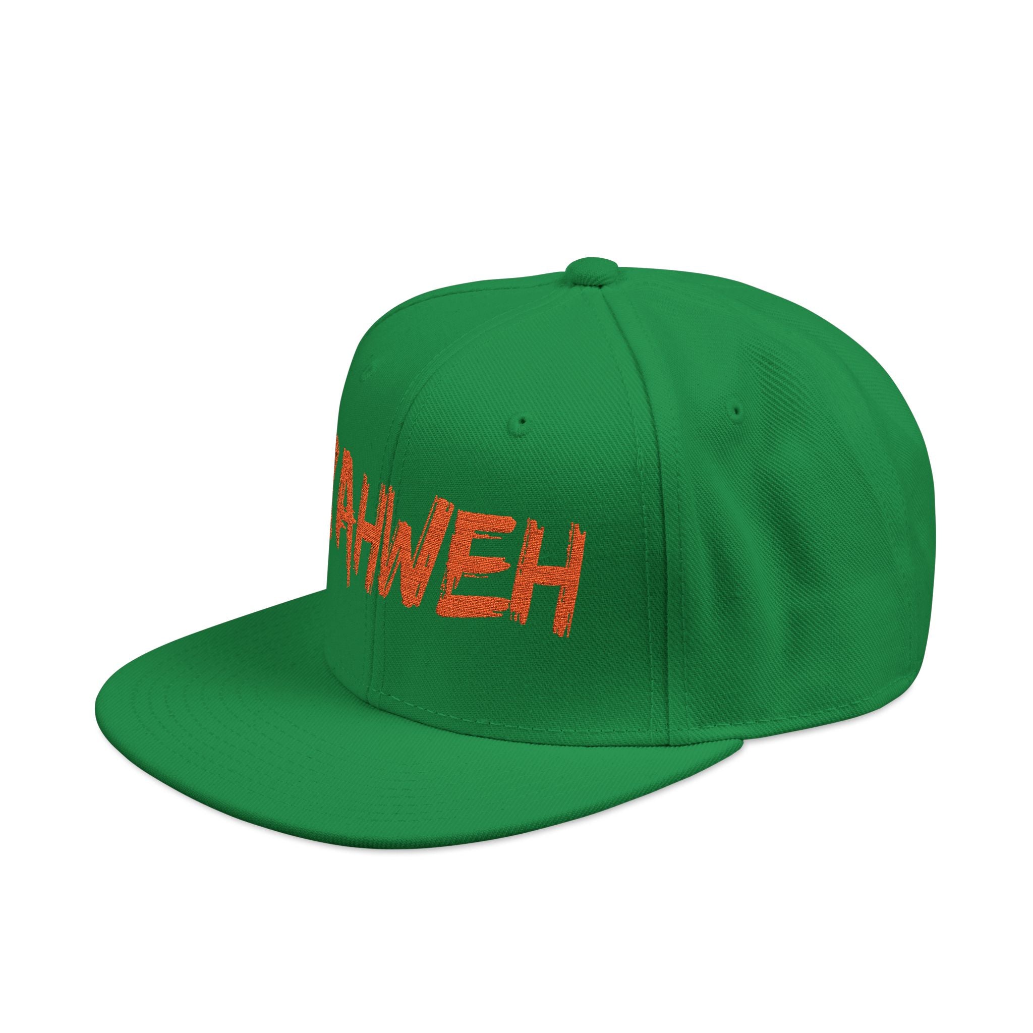 Embroidered "Yahweh" Snapback Hat - Streetwear Christian Cap
