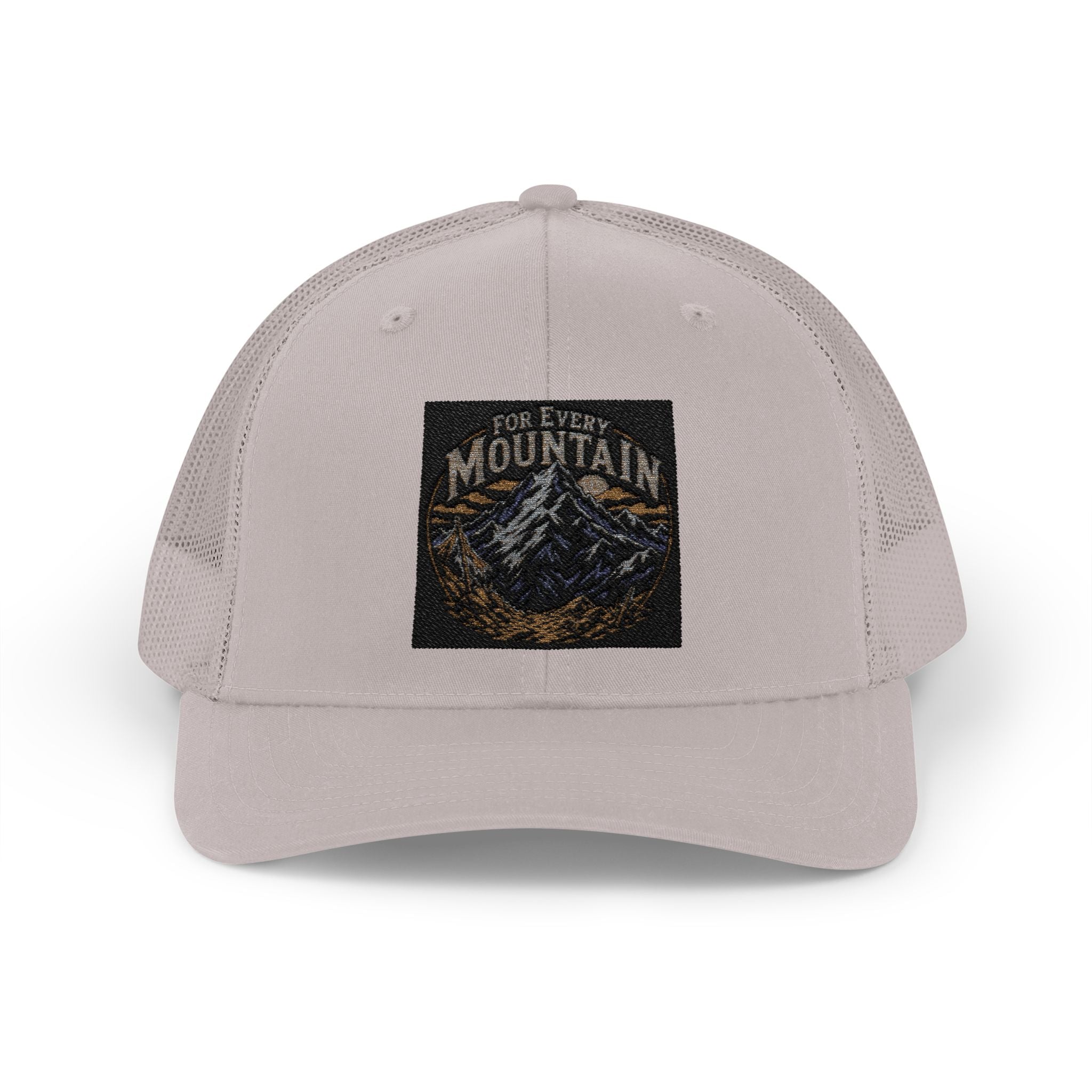 Mountain Patch Trucker Cap — Vintage Outdoor Snapback Hat