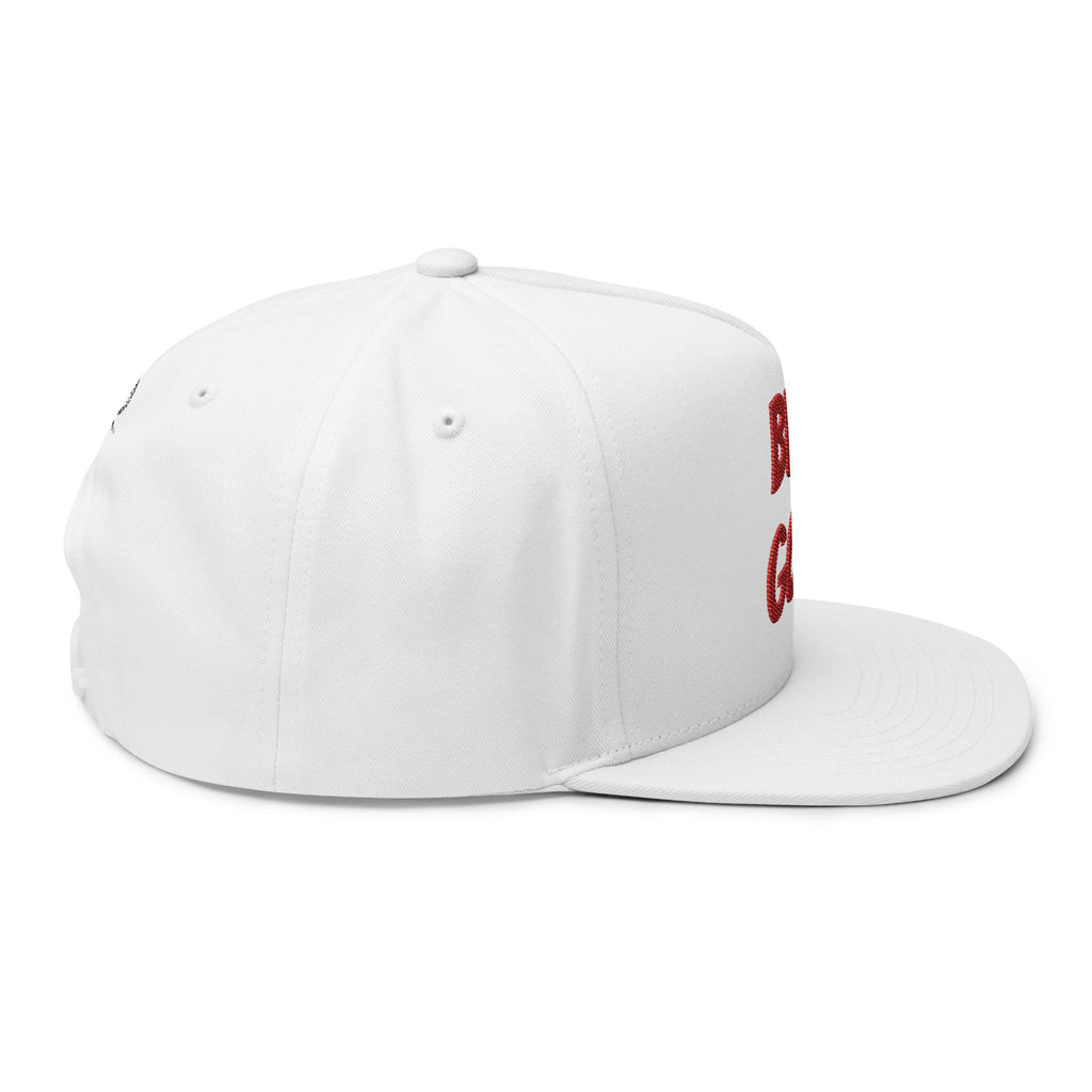 But God! Embroidered Flat Bill Cap — Christian Statement Snapback