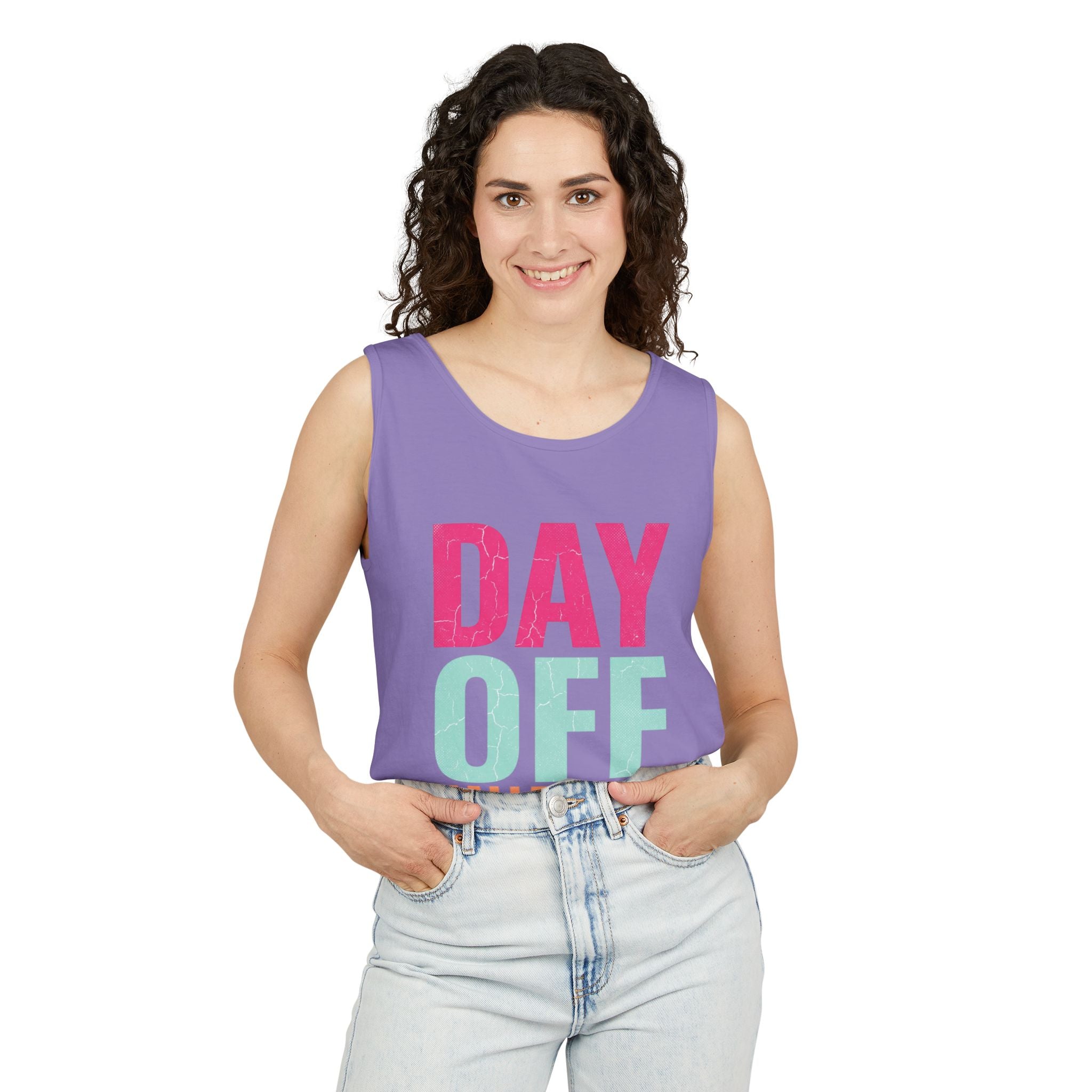 Day Off Hallelujah Tank Top — Funny Relaxation Vacation Shirt
