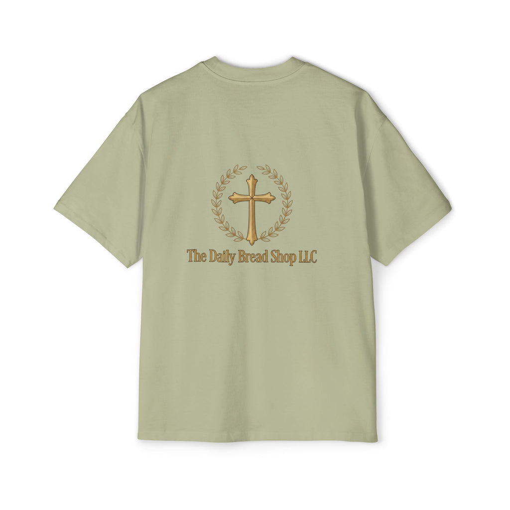 Christian Graphic Tee — "God Will Fight Your Battle" Oversized T‑Shirt