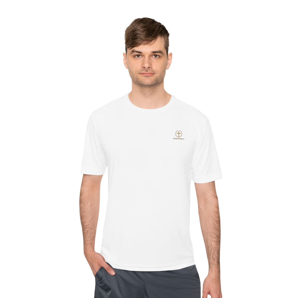 Faith Graphic Tee — “Walk By Faith Not By Sight” Moisture-Wicking Shirt