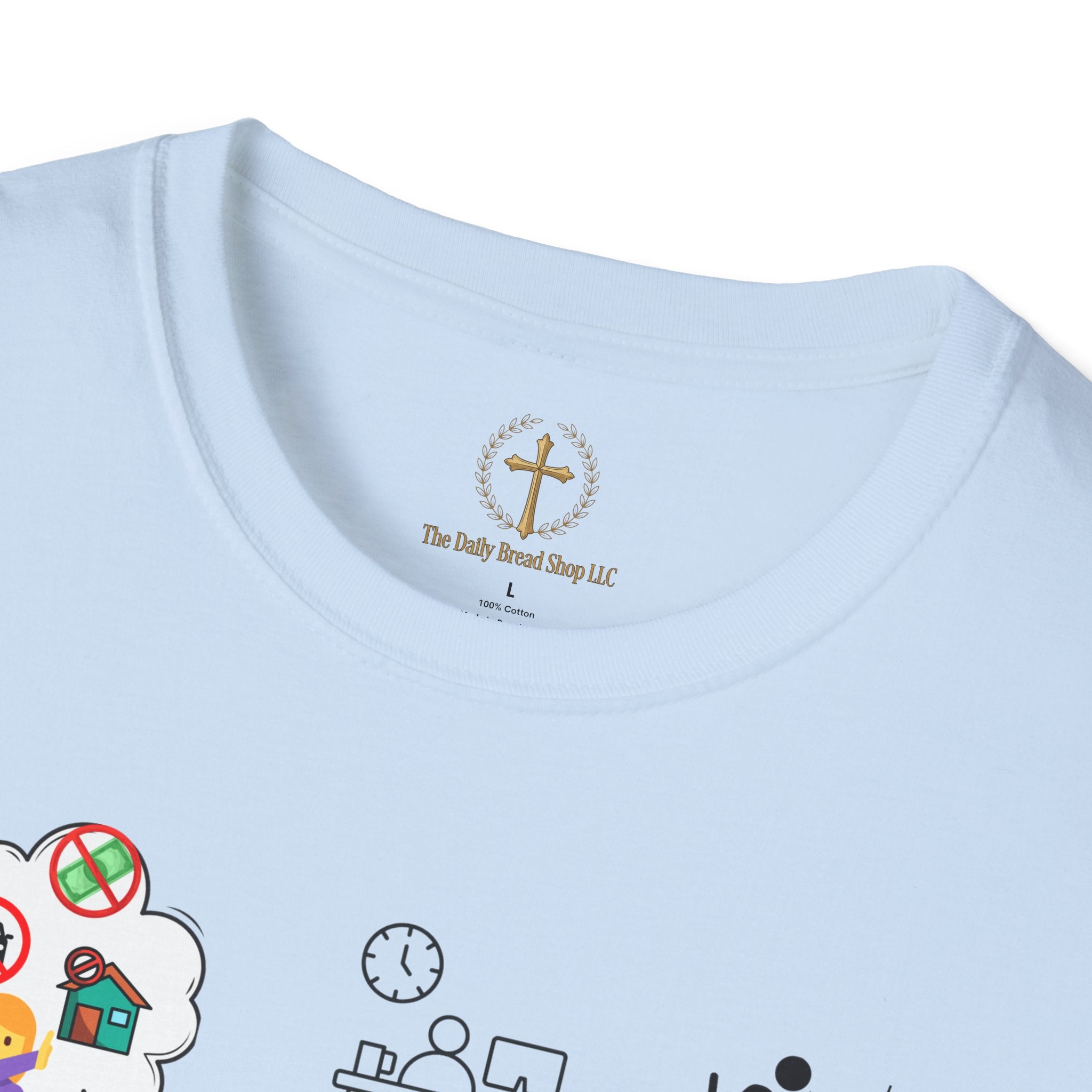 Christian Inspirational T-Shirt — Colossians 3:5 Faith Message