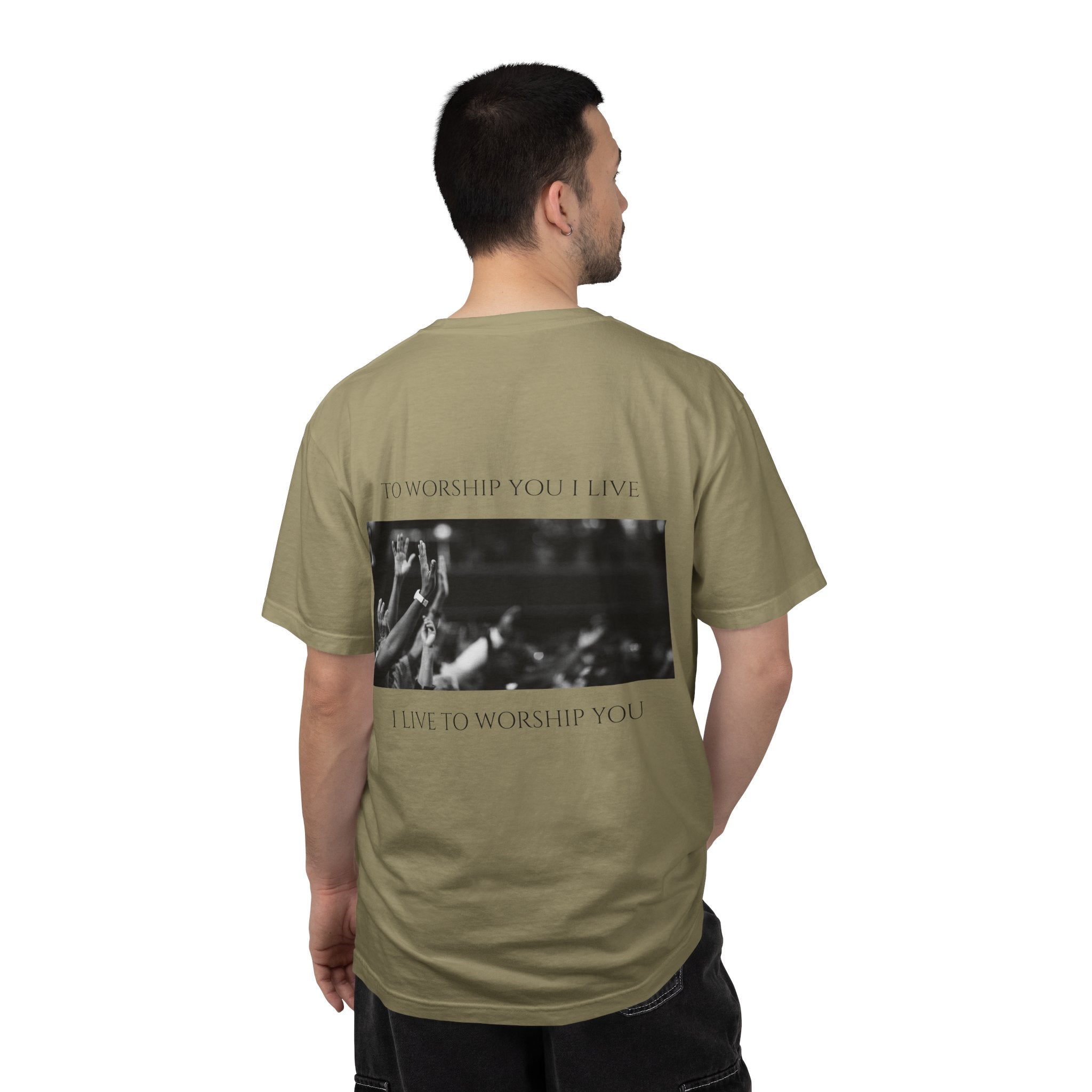 Worship Together T-Shirt — "To Worship You I Live" Graphic Tee