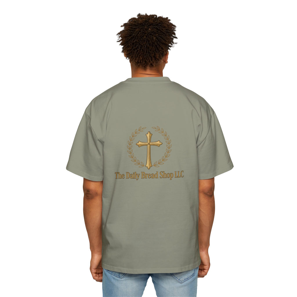 Christian Graphic Tee — "God Will Fight Your Battle" Oversized T‑Shirt