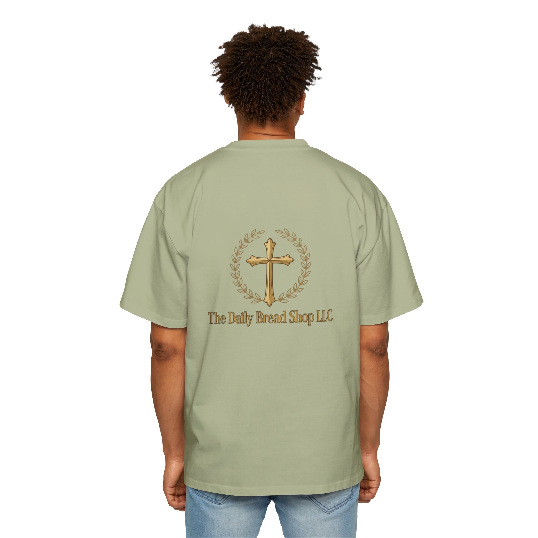 Christian Graphic Tee — "God Will Fight Your Battle" Oversized T‑Shirt