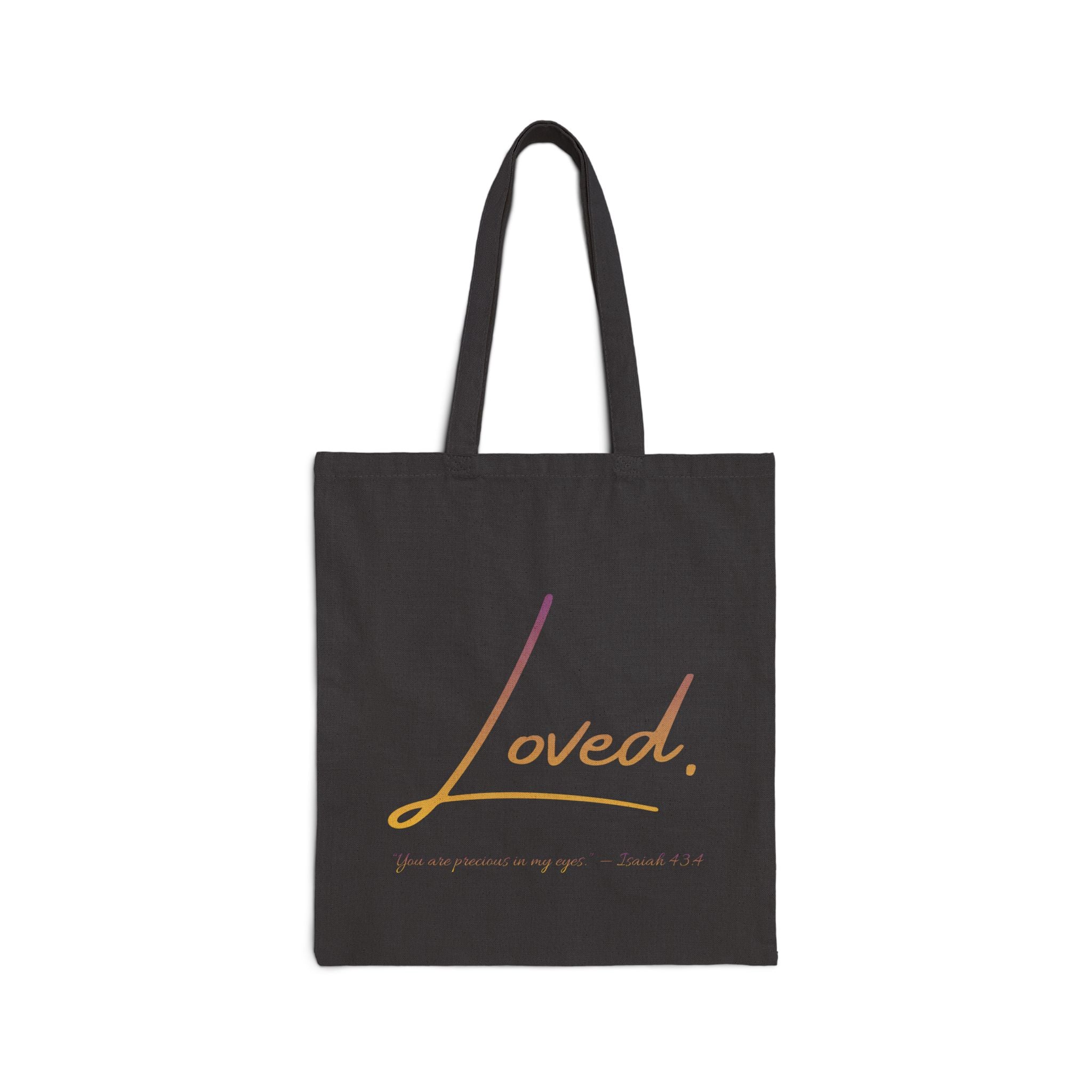 Loved. Canvas Tote Bag  for Gifts & Everyday