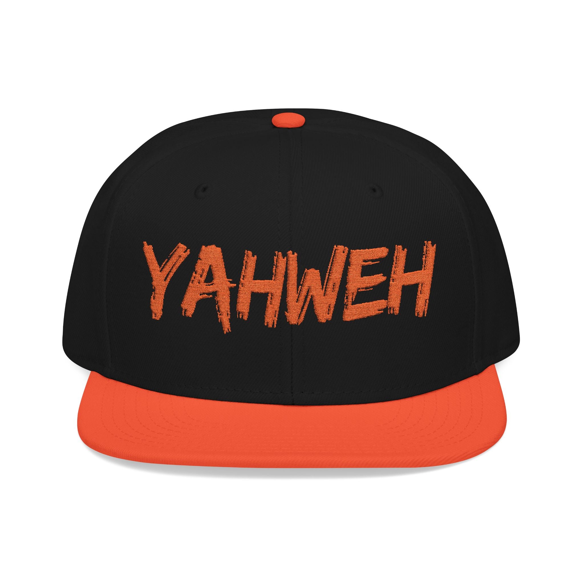 Embroidered "Yahweh" Snapback Hat - Streetwear Christian Cap
