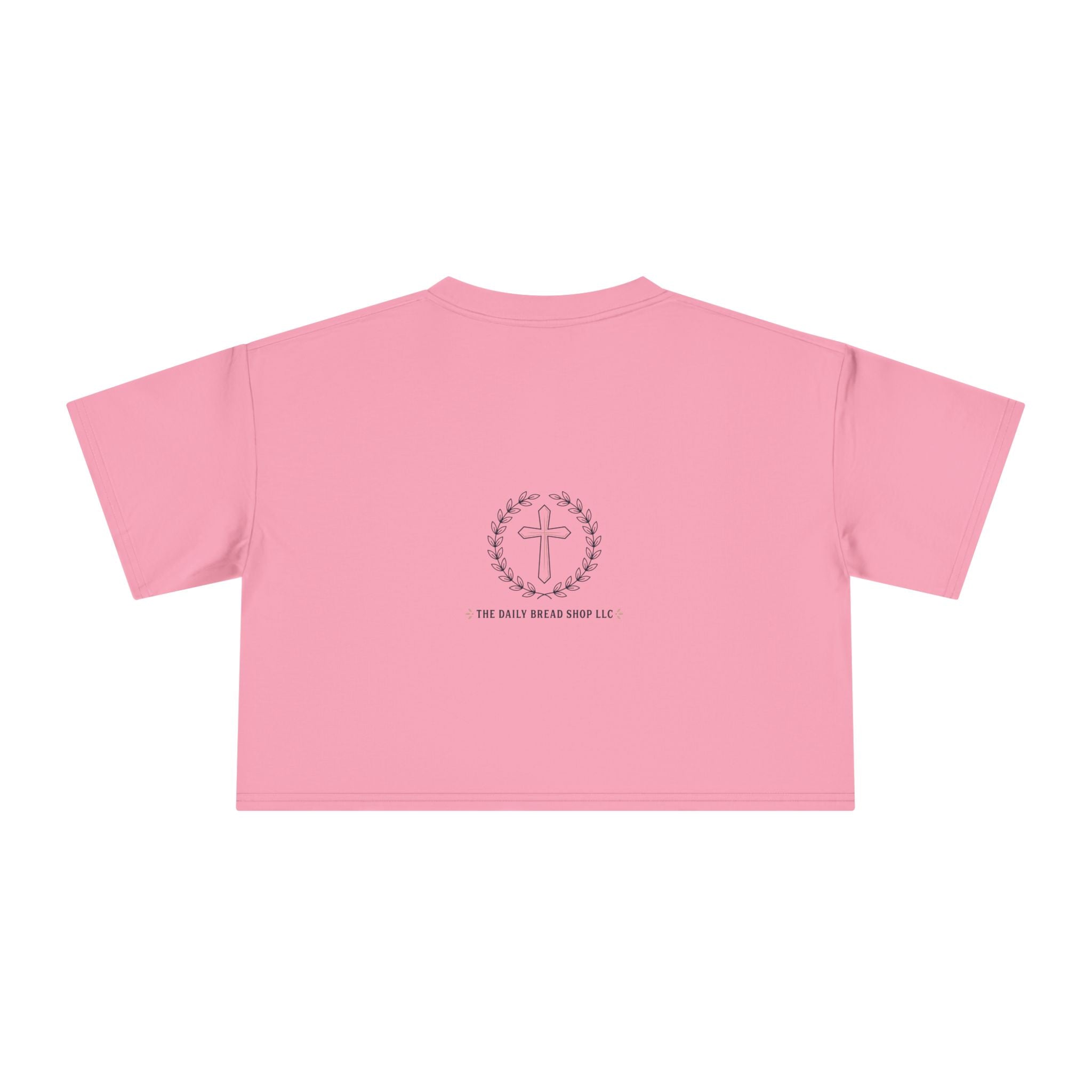 Loved Crop Tee — Christian Faith Message Women’s Cropped Shirt