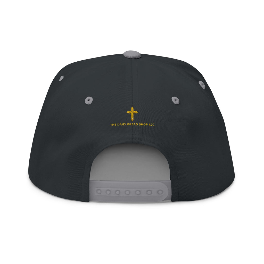 Hallelujah Anyway Flat Bill Cap — Embroidered Christian Snapback