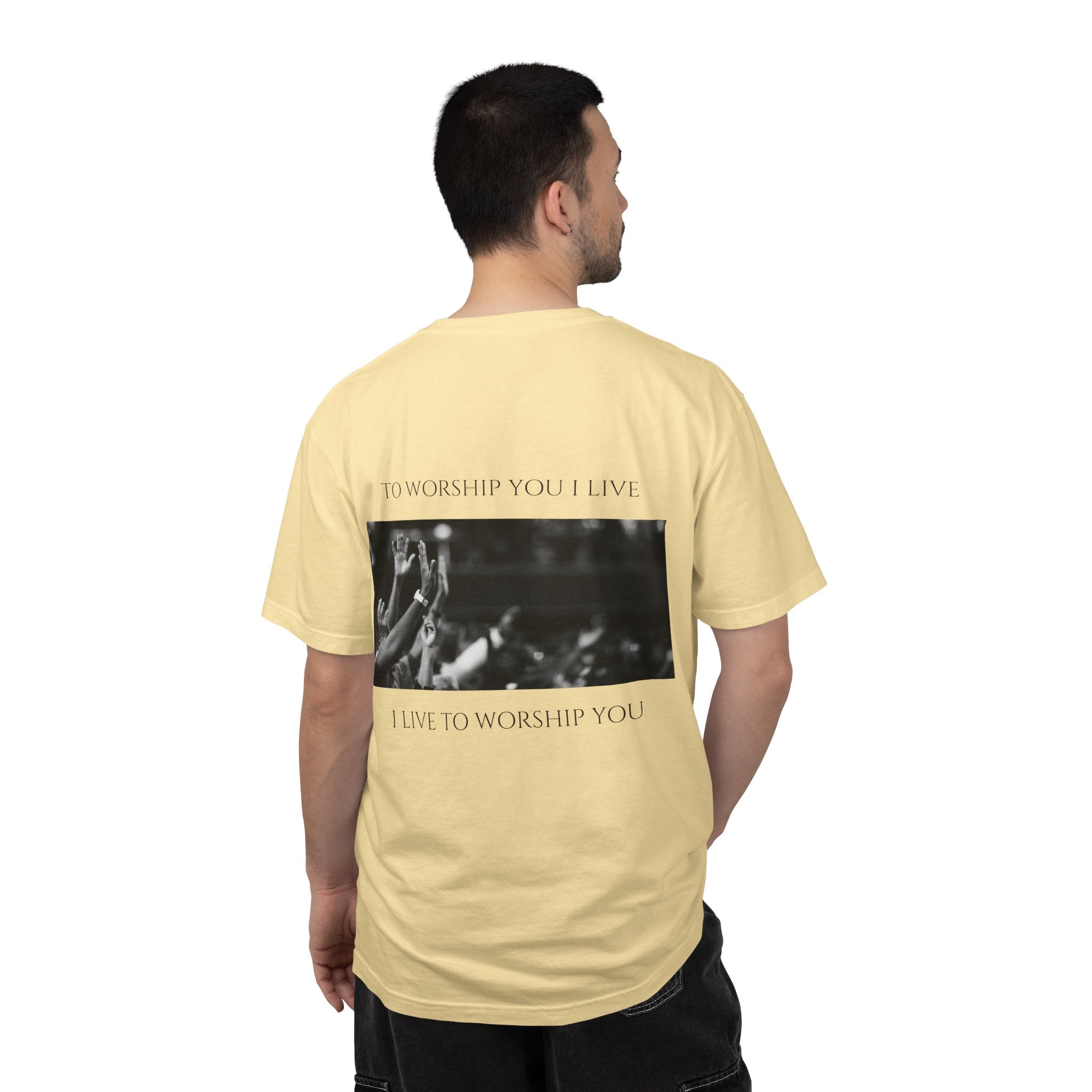 Worship Together T-Shirt — "To Worship You I Live" Graphic Tee