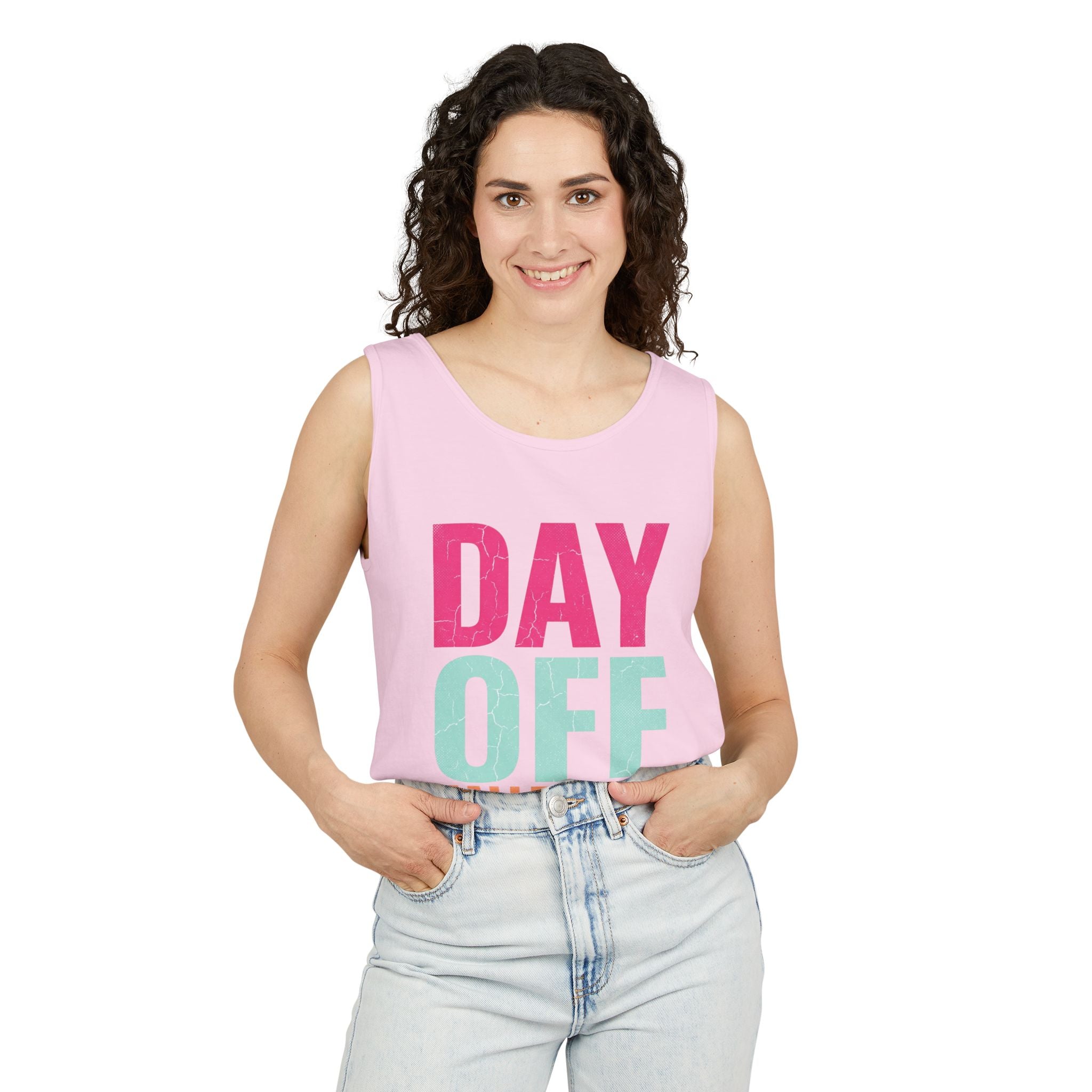 Day Off Hallelujah Tank Top — Funny Relaxation Vacation Shirt