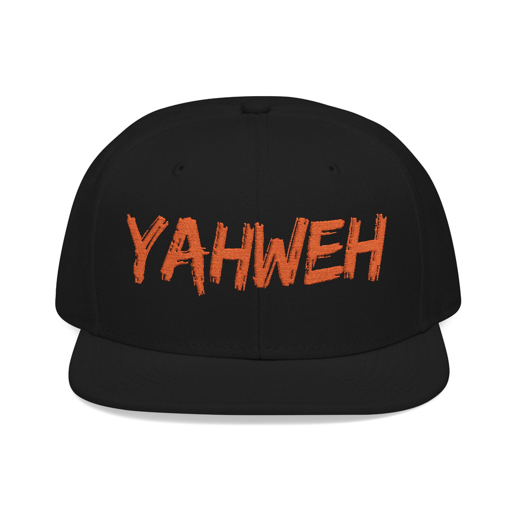 Embroidered "Yahweh" Snapback Hat - Streetwear Christian Cap