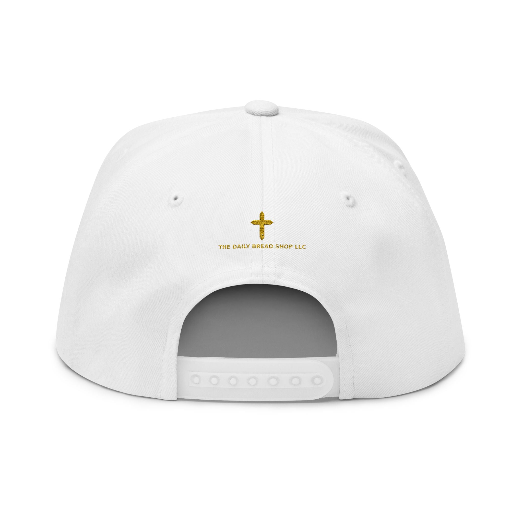 Hallelujah Anyway Flat Bill Cap — Embroidered Christian Snapback