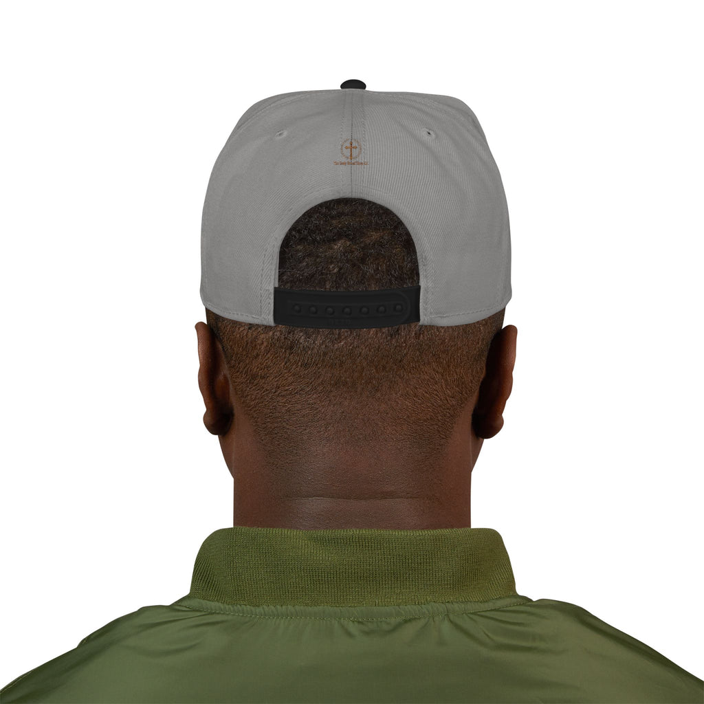 Embroidered "Alpha and Omega" Snapback Hat - Streetwear Trucker Cap