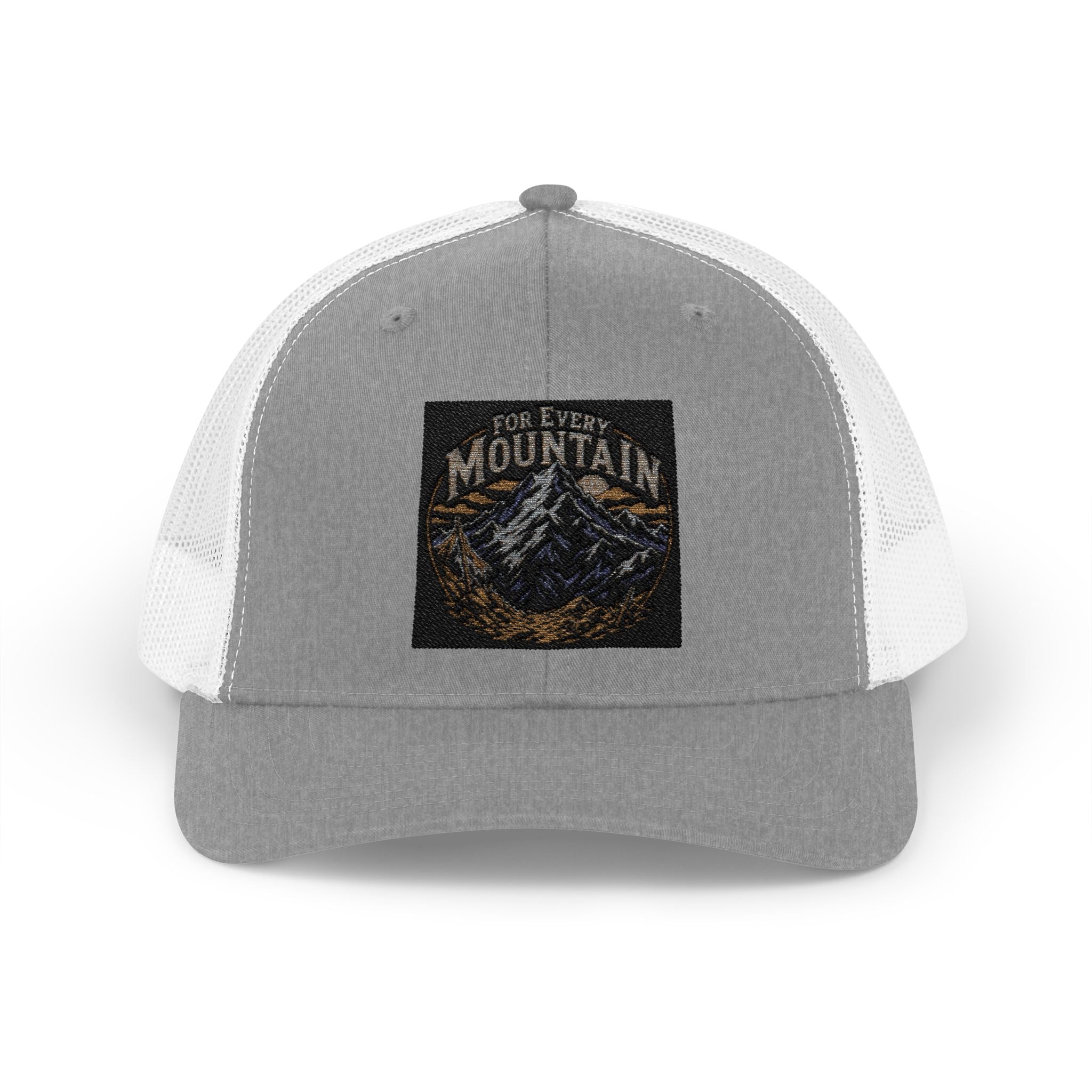 Mountain Patch Trucker Cap — Vintage Outdoor Snapback Hat