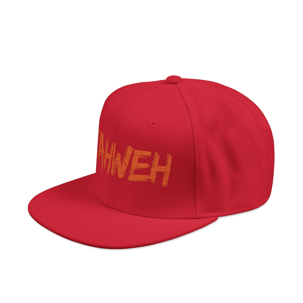 Embroidered "Yahweh" Snapback Hat - Streetwear Christian Cap