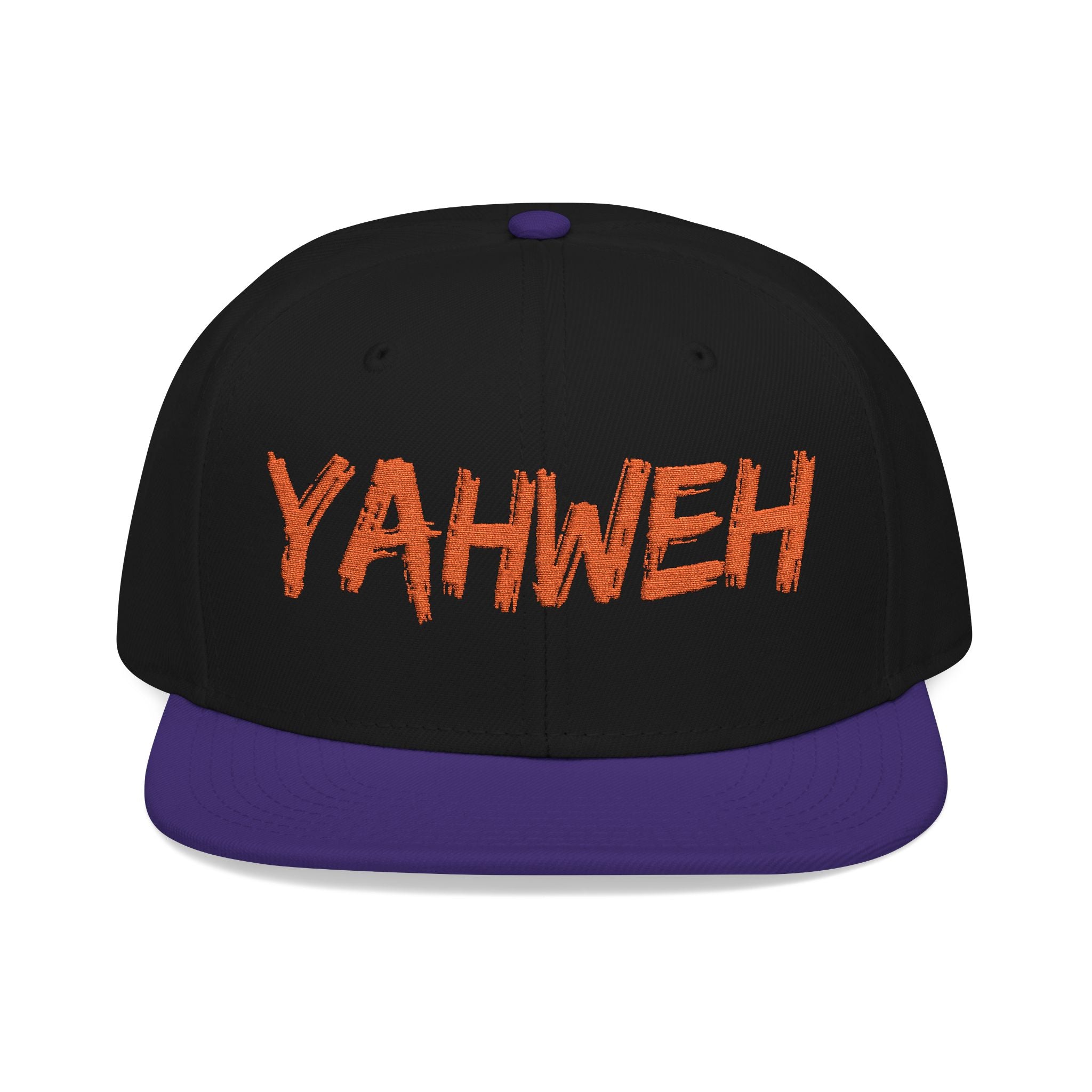 Embroidered "Yahweh" Snapback Hat - Streetwear Christian Cap