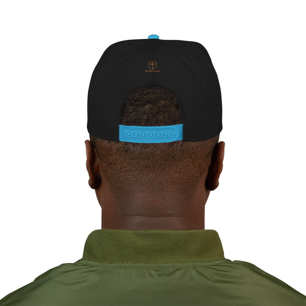 Embroidered "Alpha and Omega" Snapback Hat - Streetwear Trucker Cap