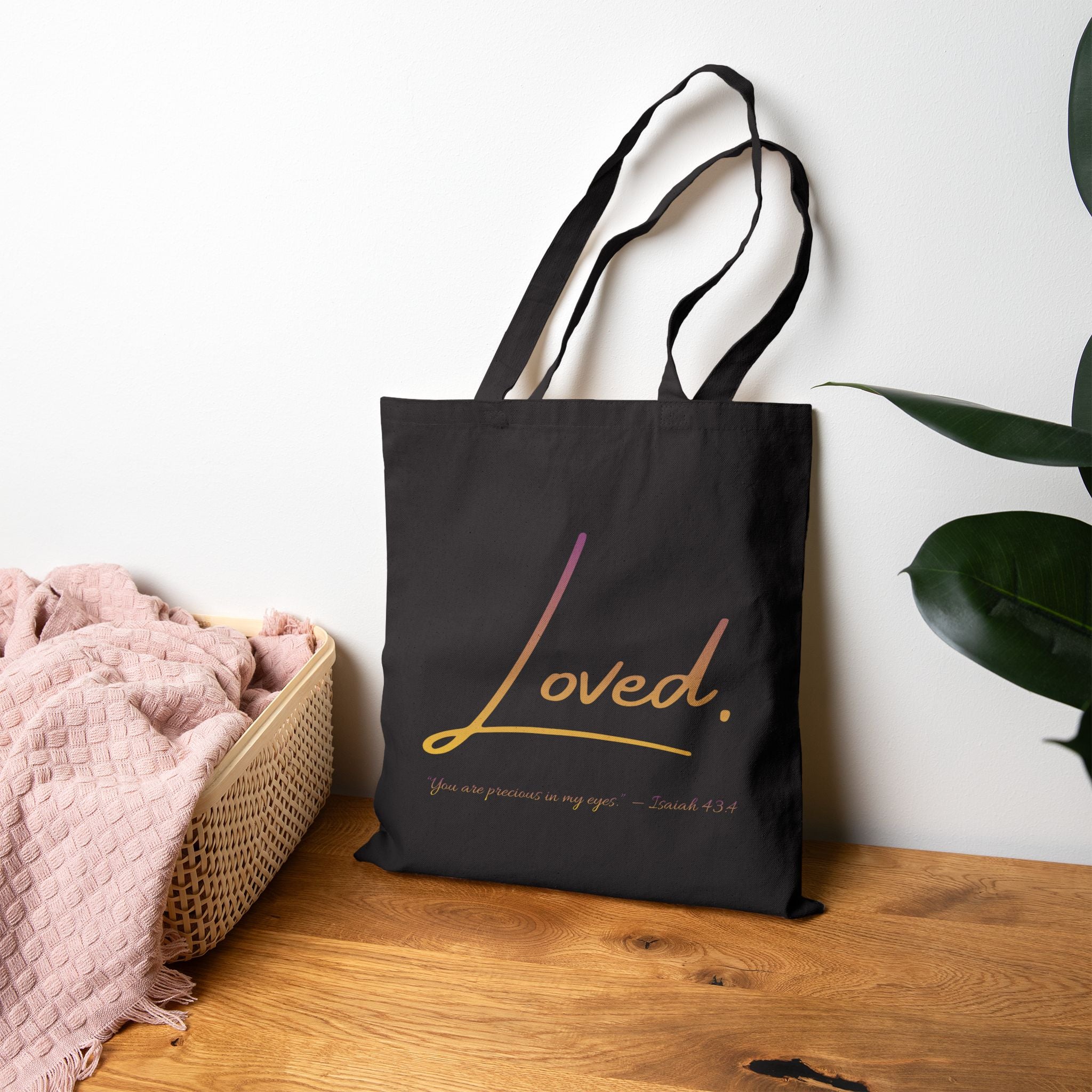 Loved. Canvas Tote Bag  for Gifts & Everyday