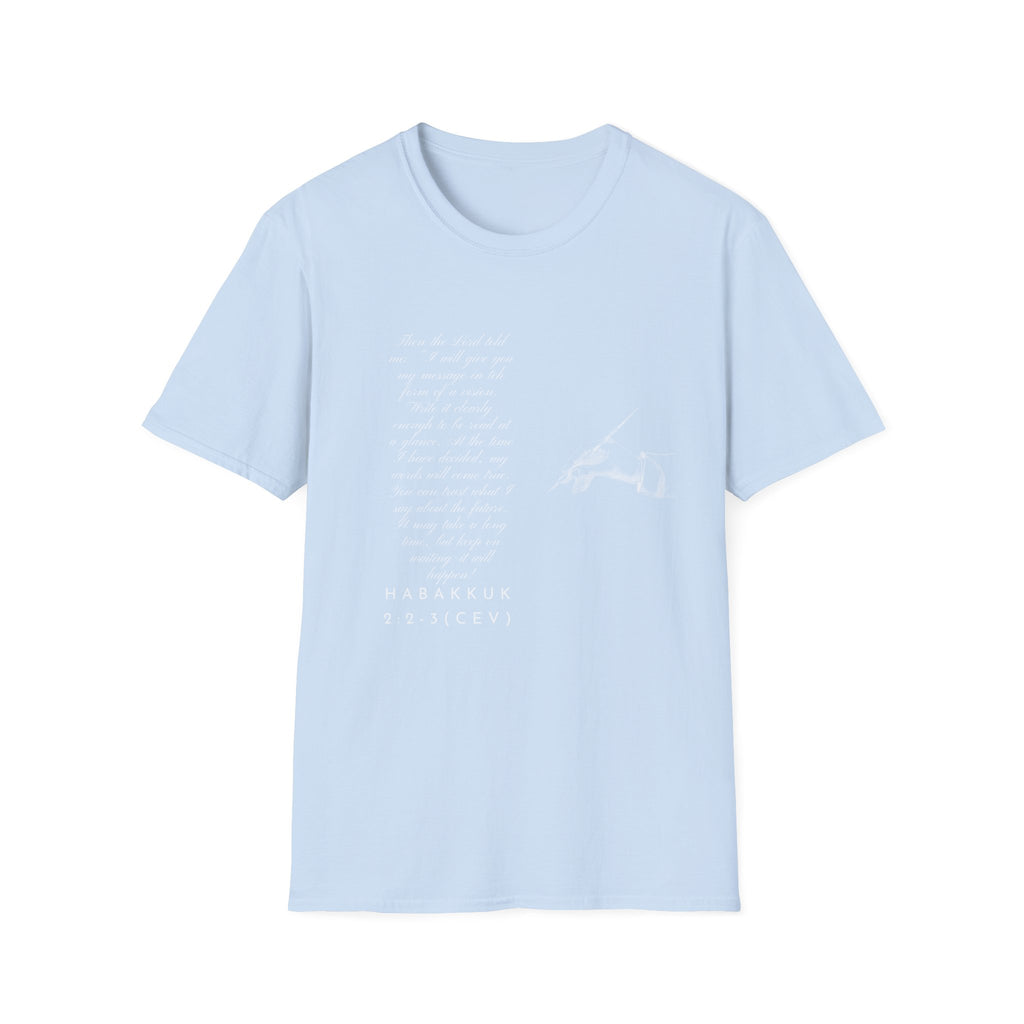 Soft T-Shirt — Write the Vision and Make it Plain (CEV)
