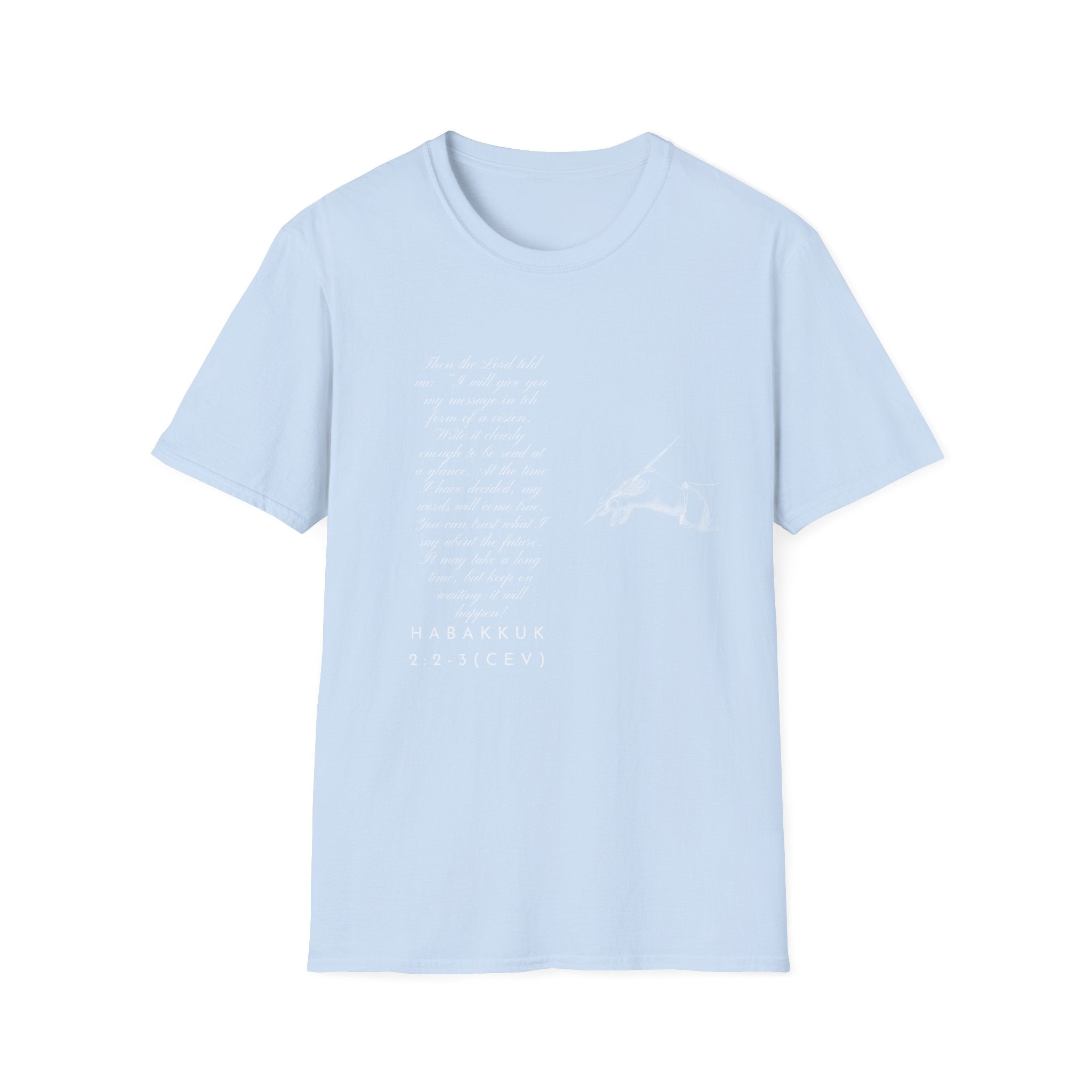 Soft T-Shirt — Write the Vision and Make it Plain (CEV)