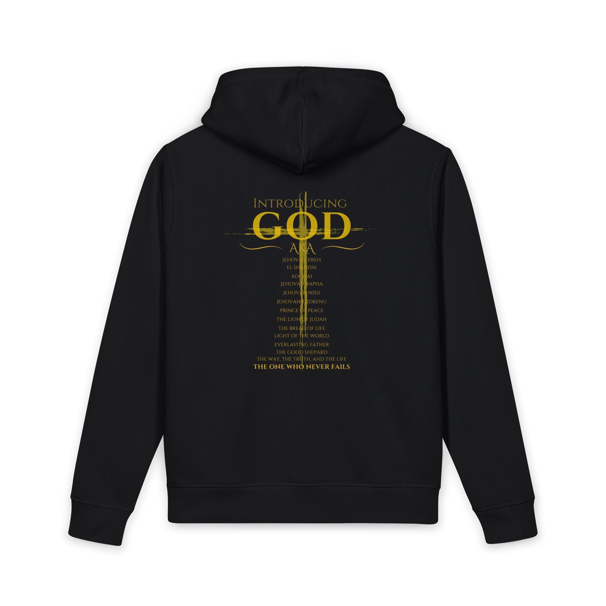 Christian Graphic Hoodie — "Introducing God" Hoodie