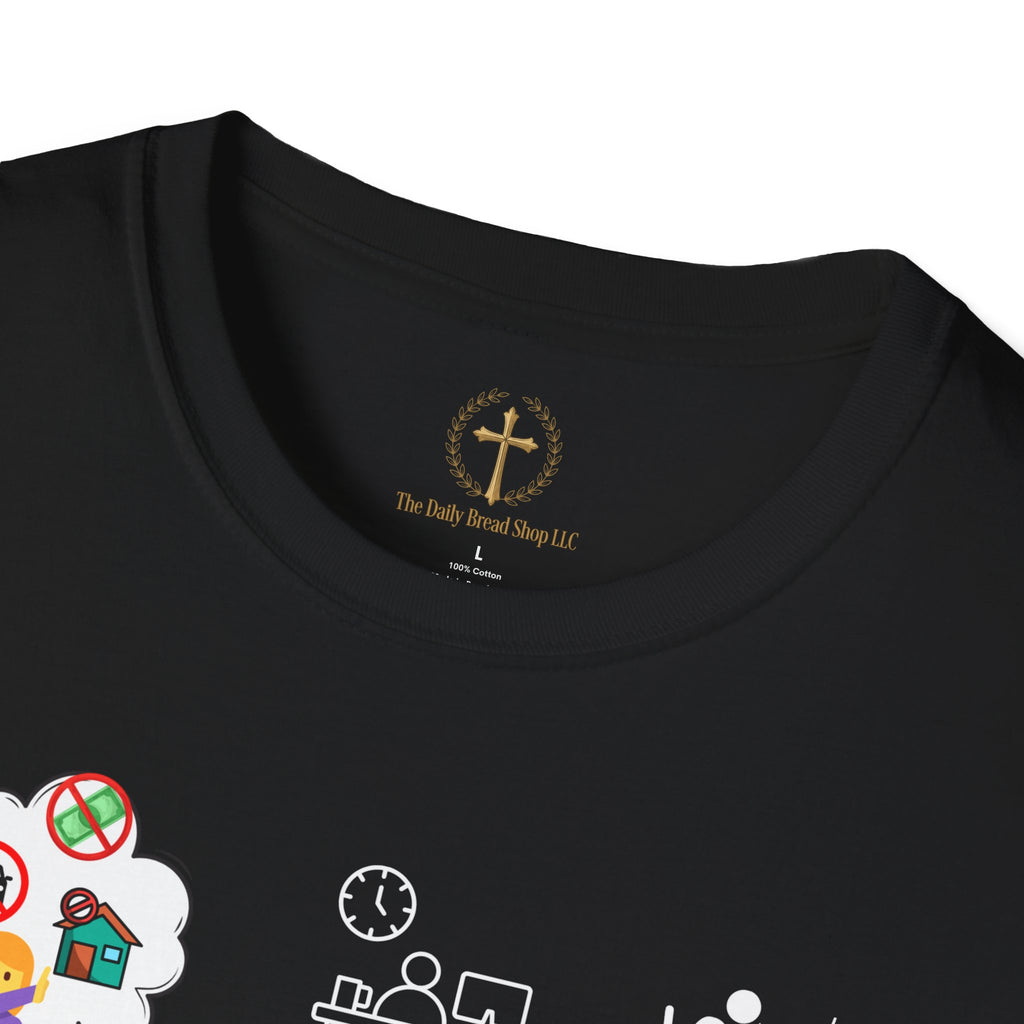 Christian Inspirational T-Shirt — Colossians 3:5 Faith Message