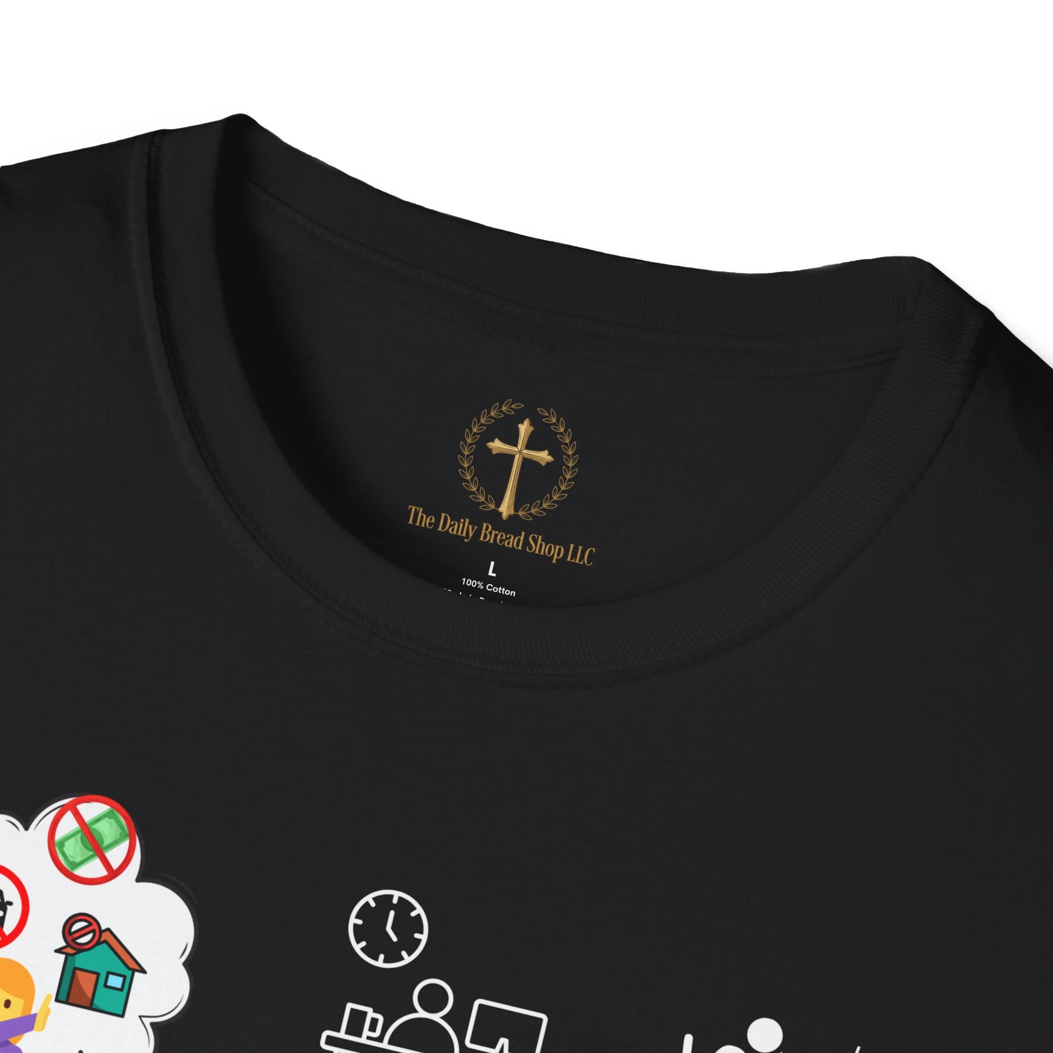 Christian Inspirational T-Shirt — Colossians 3:5 Faith Message