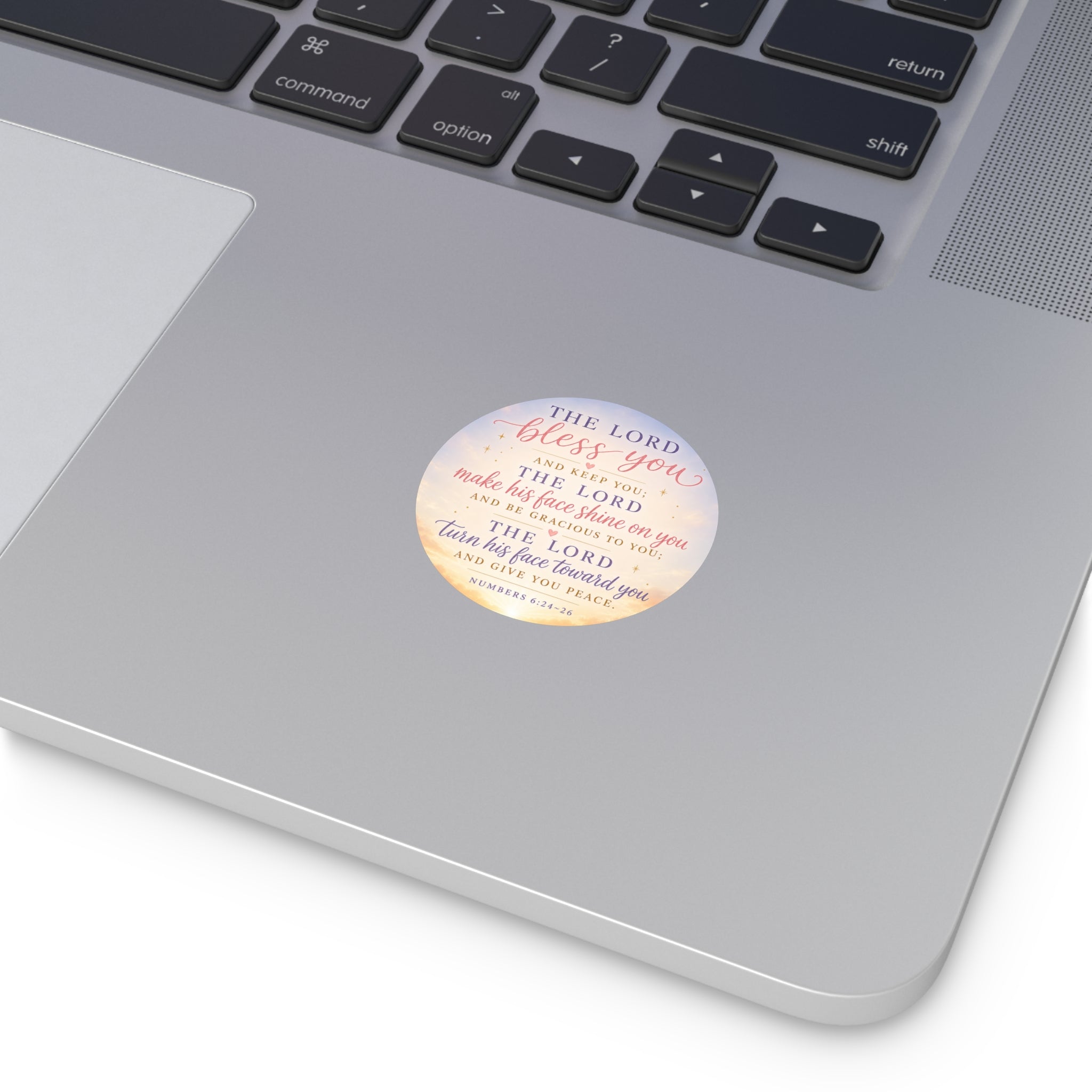 Bless You Vinyl Sticker — Numbers 6:24-26 Scripture Praise Sticker
