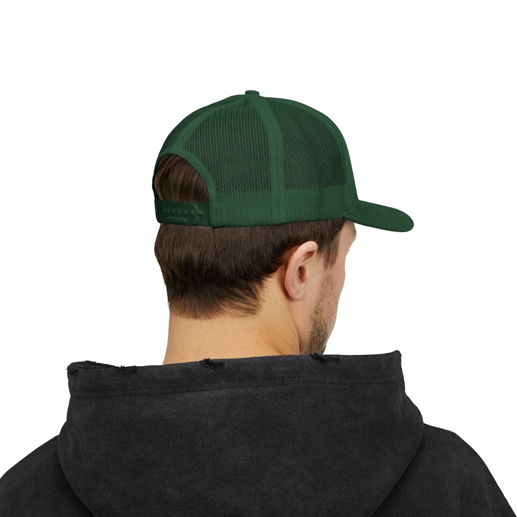 1 Corinthians 13:4-5 Trucker Cap — Customizable Mesh Back Hat
