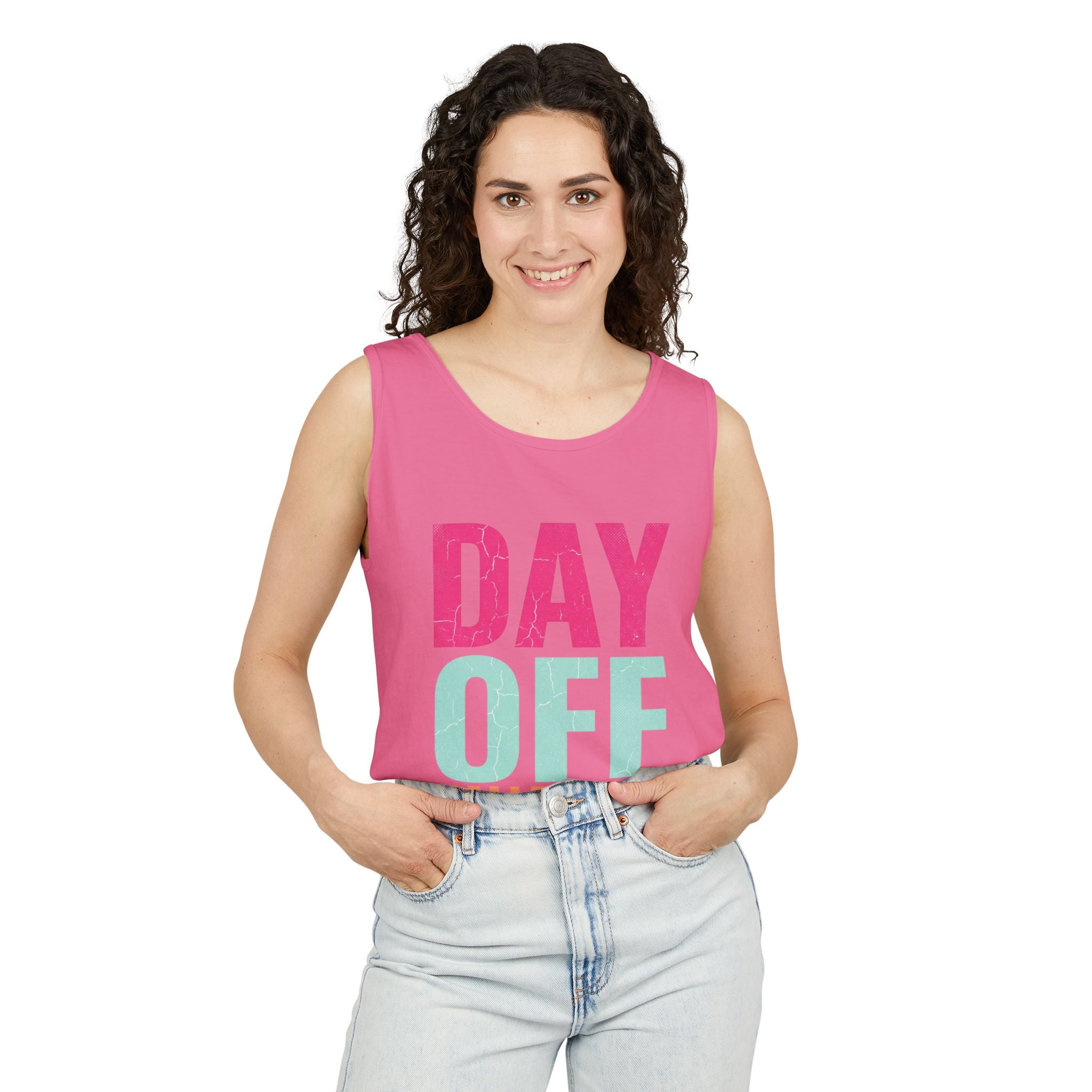 Day Off Hallelujah Tank Top — Funny Relaxation Vacation Shirt
