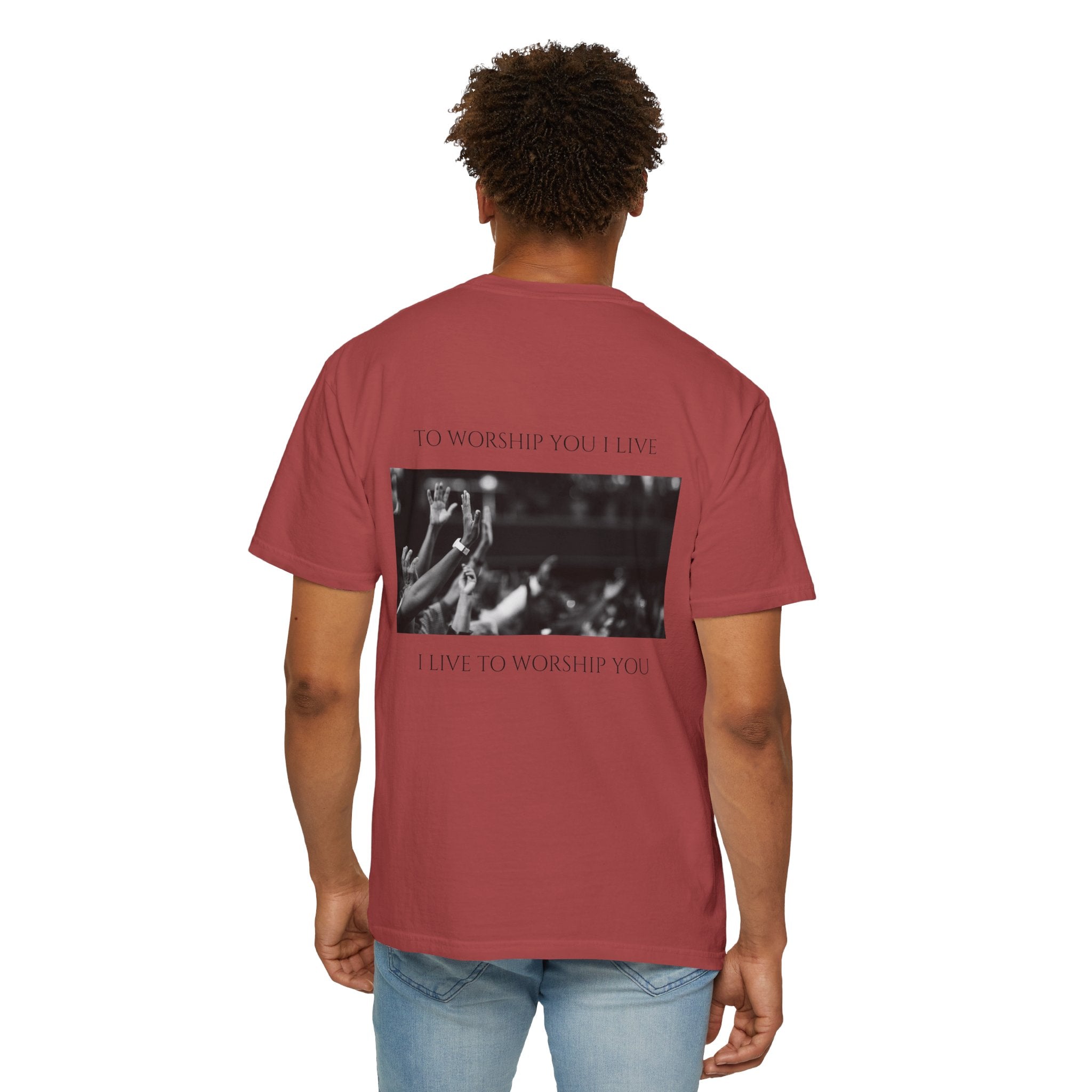 Worship Together T-Shirt — "To Worship You I Live" Graphic Tee