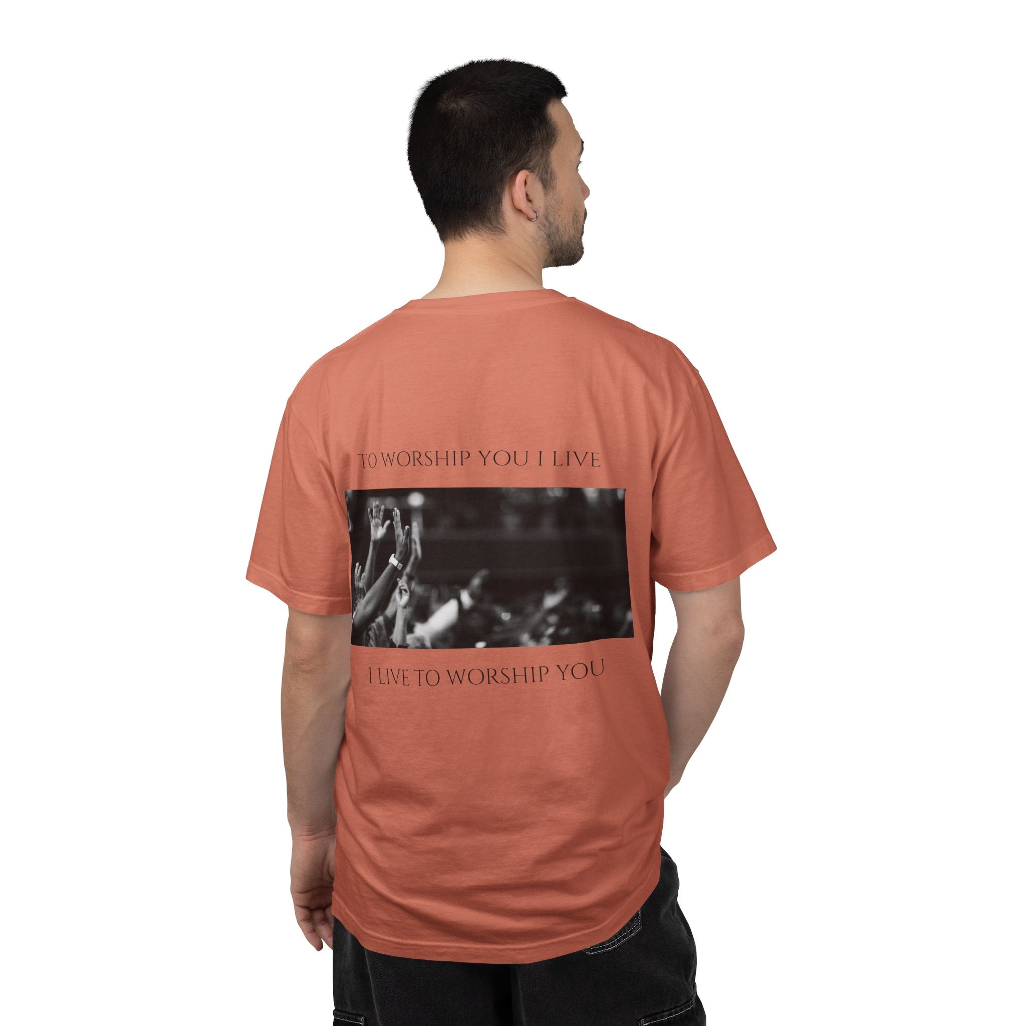 Worship Together T-Shirt — "To Worship You I Live" Graphic Tee