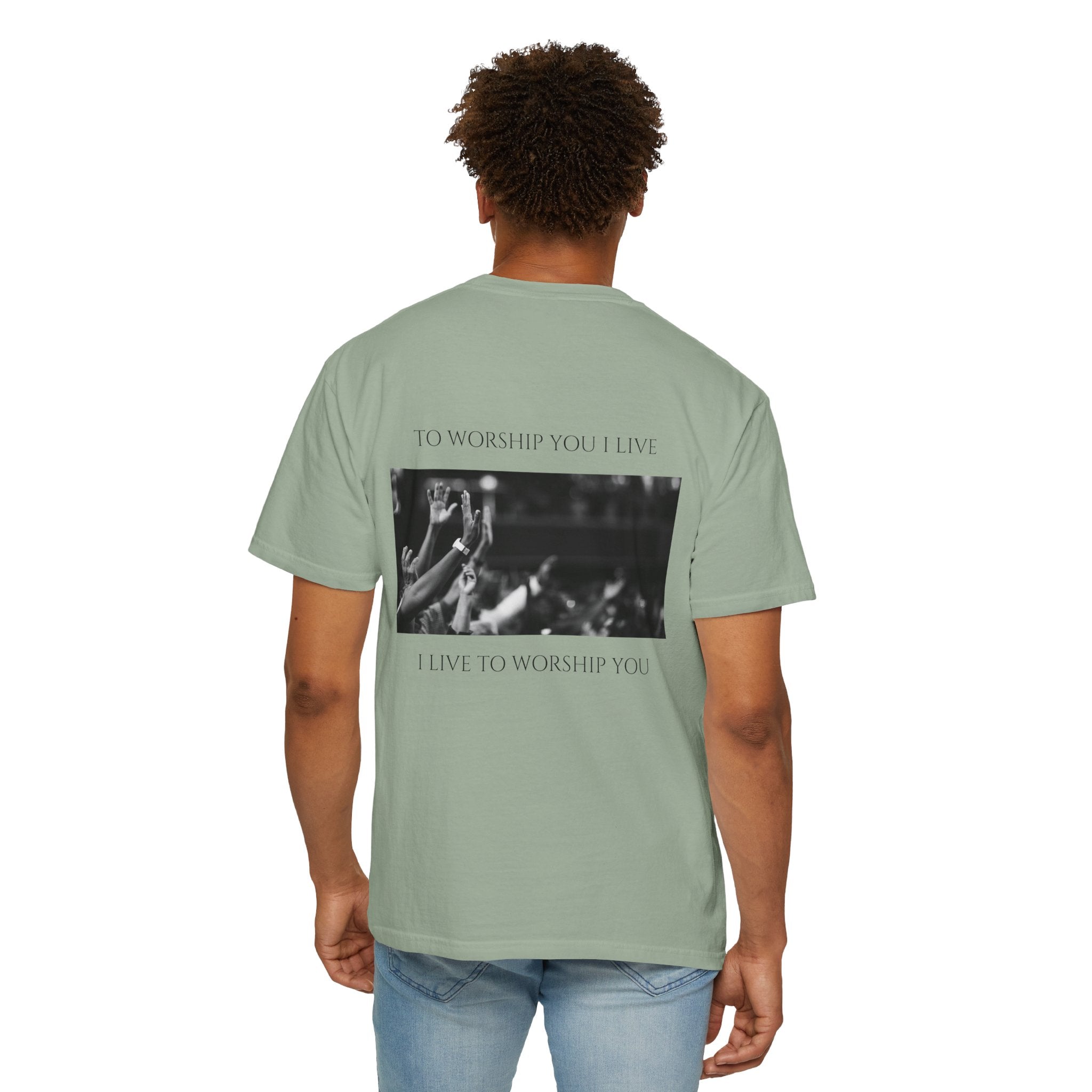 Worship Together T-Shirt — "To Worship You I Live" Graphic Tee