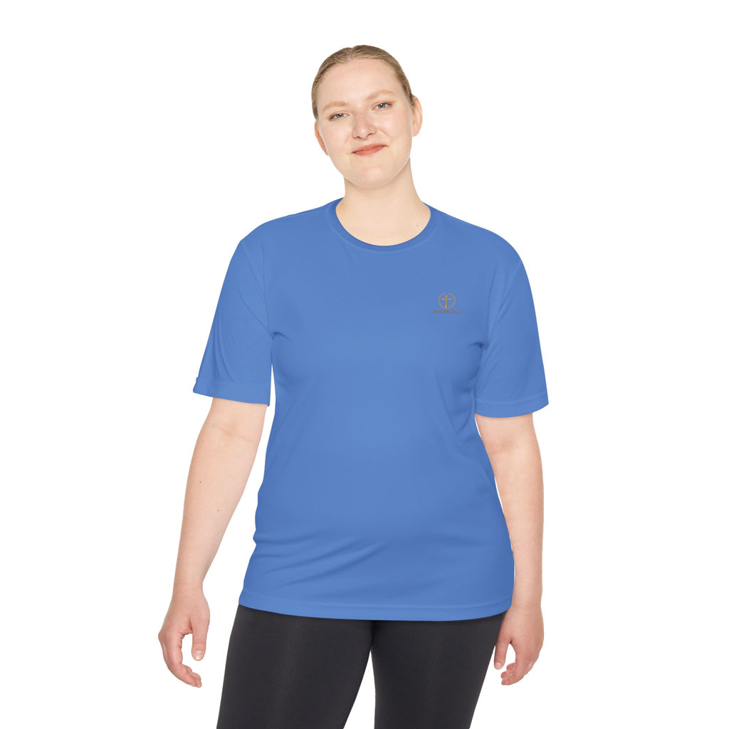 Faith Graphic Tee — “Walk By Faith Not By Sight” Moisture-Wicking Shirt