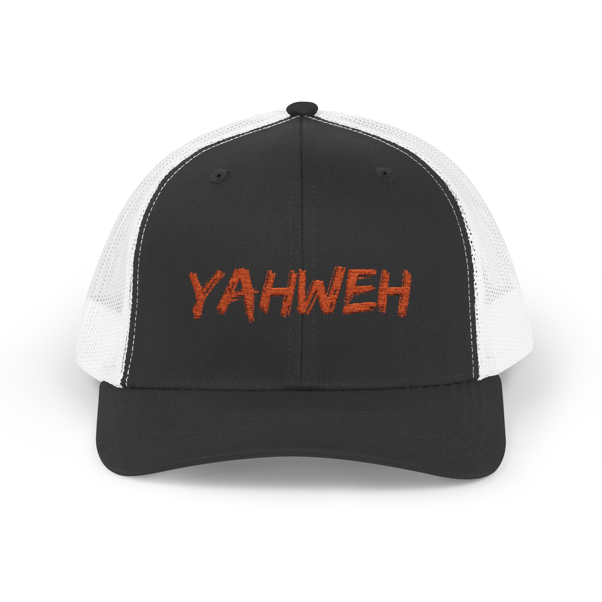 Yahweh Embroidered Trucker Cap (Mesh Back)