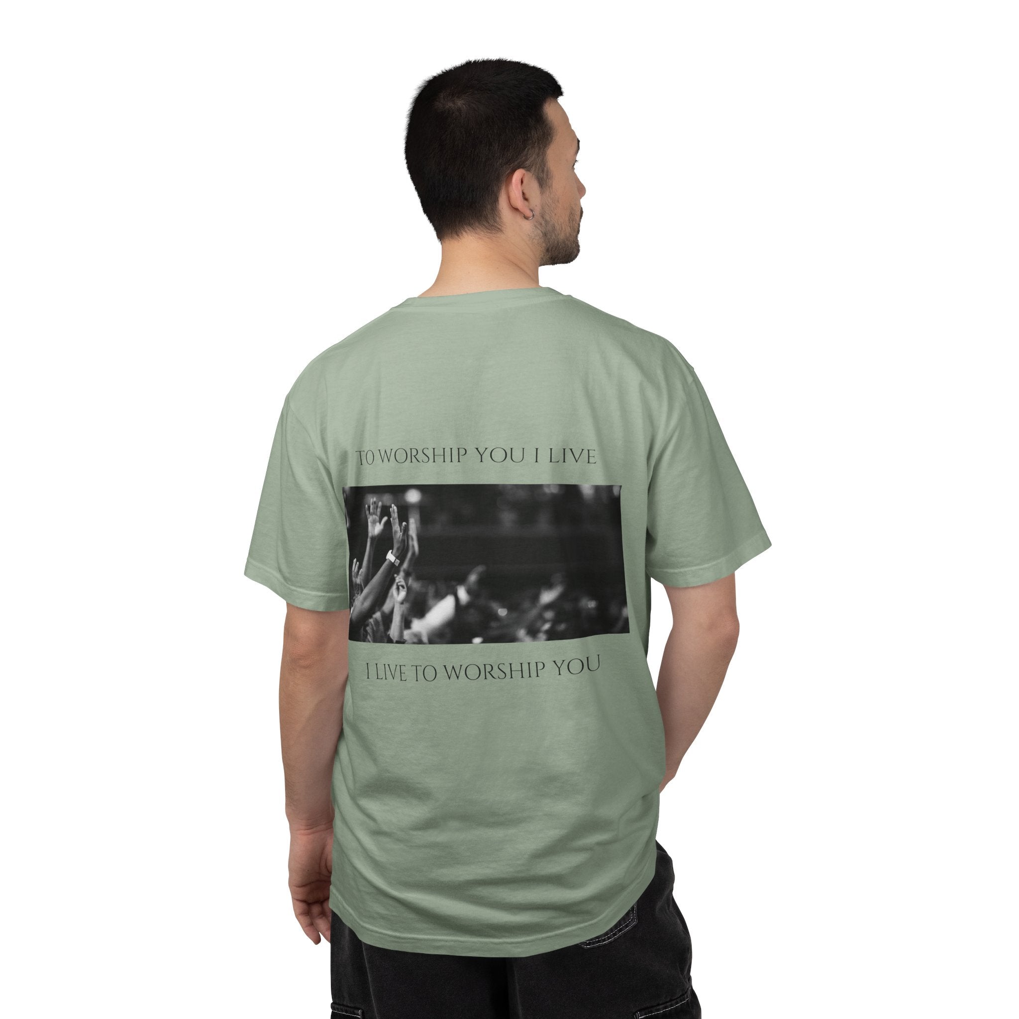Worship Together T-Shirt — "To Worship You I Live" Graphic Tee