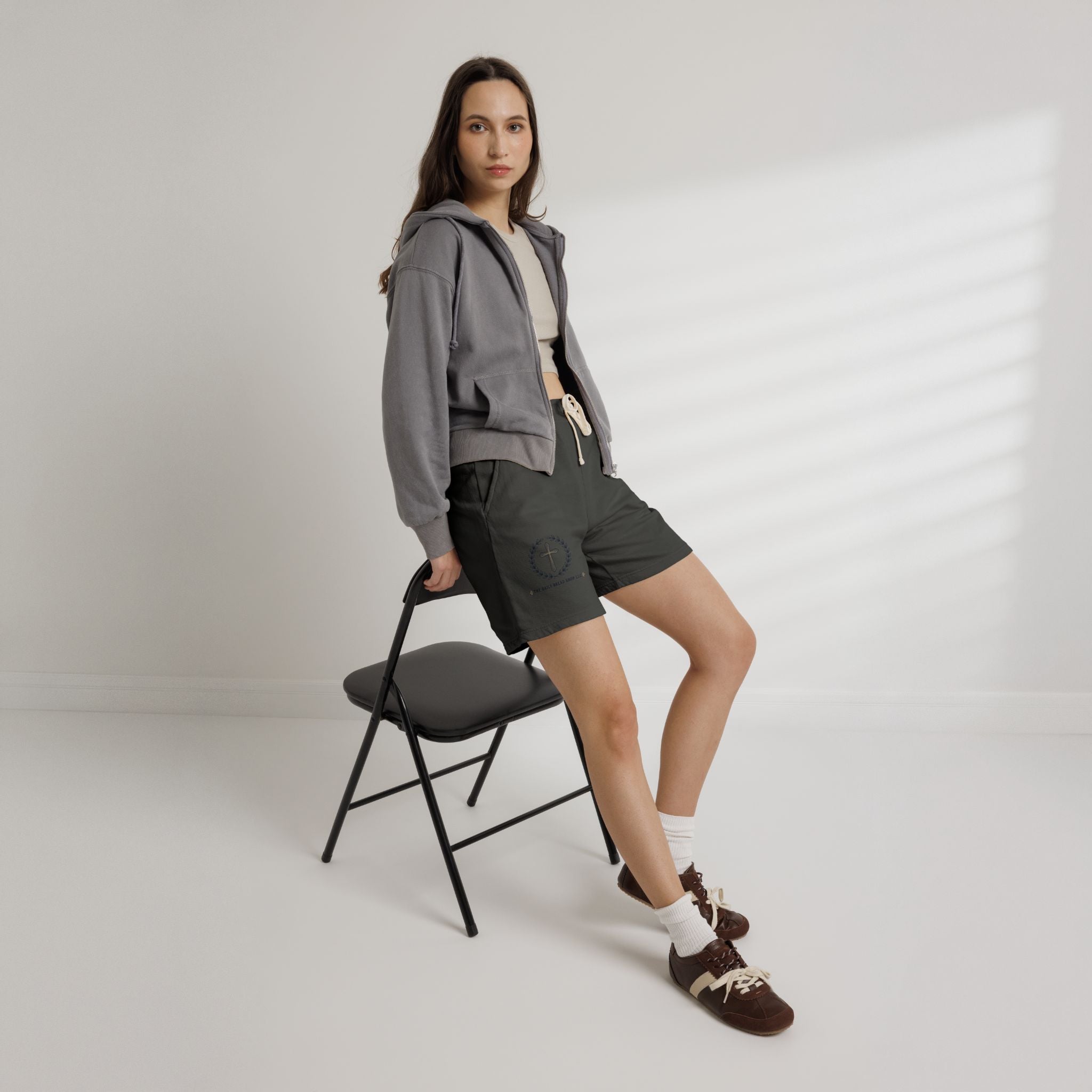 The Daily Bread Shop LLC Sweat Shorts — Lightweight Garment-Dyed Fleece