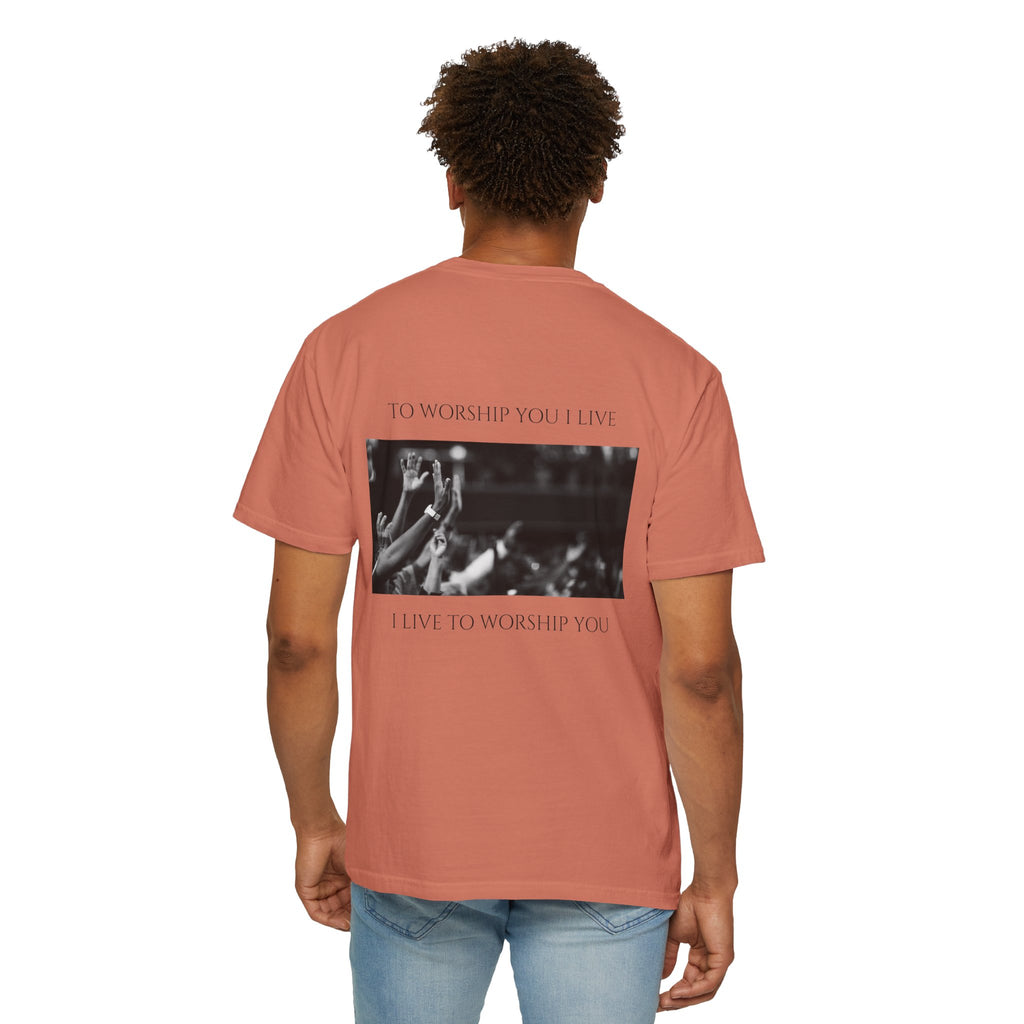 Worship Together T-Shirt — "To Worship You I Live" Graphic Tee