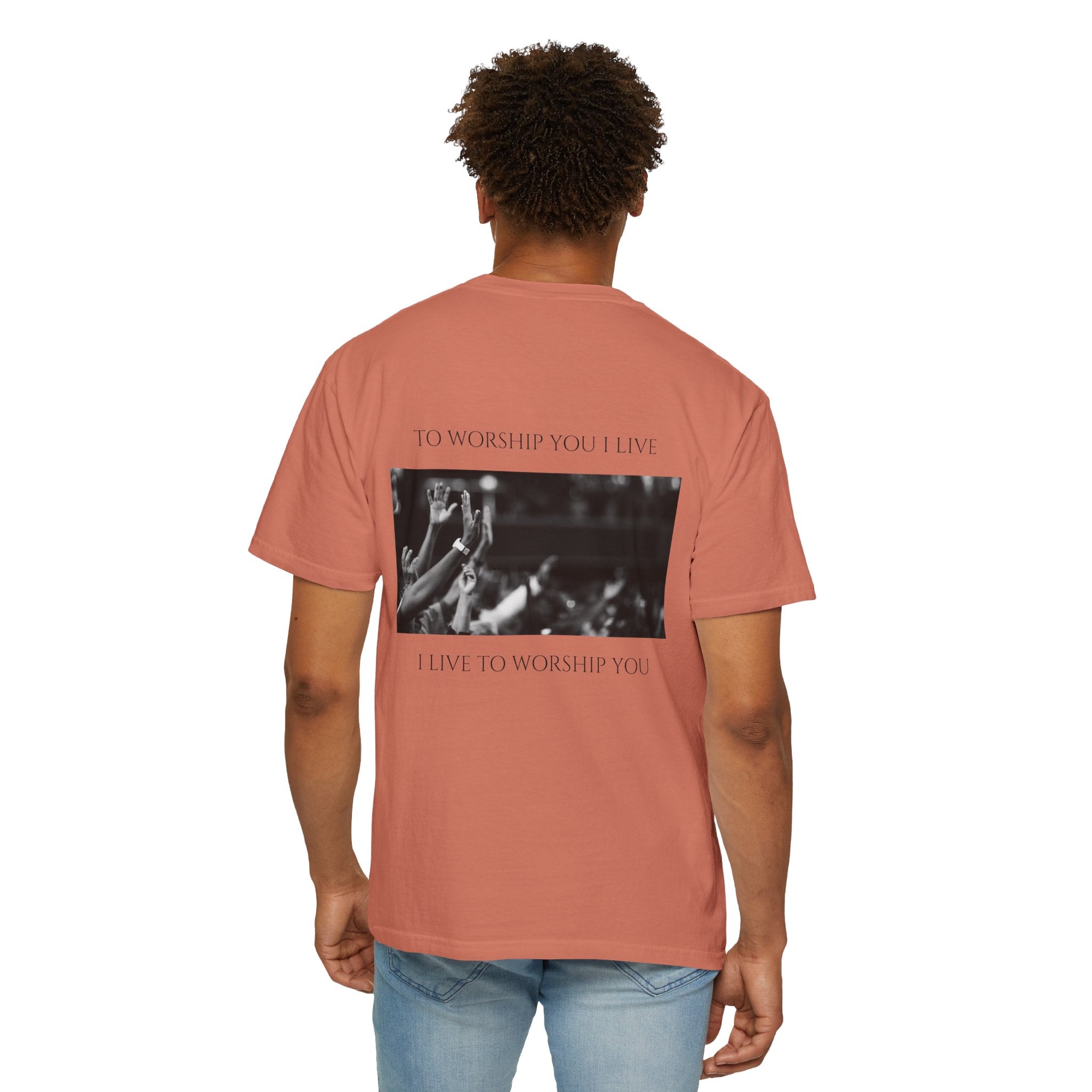Worship Together T-Shirt — "To Worship You I Live" Graphic Tee