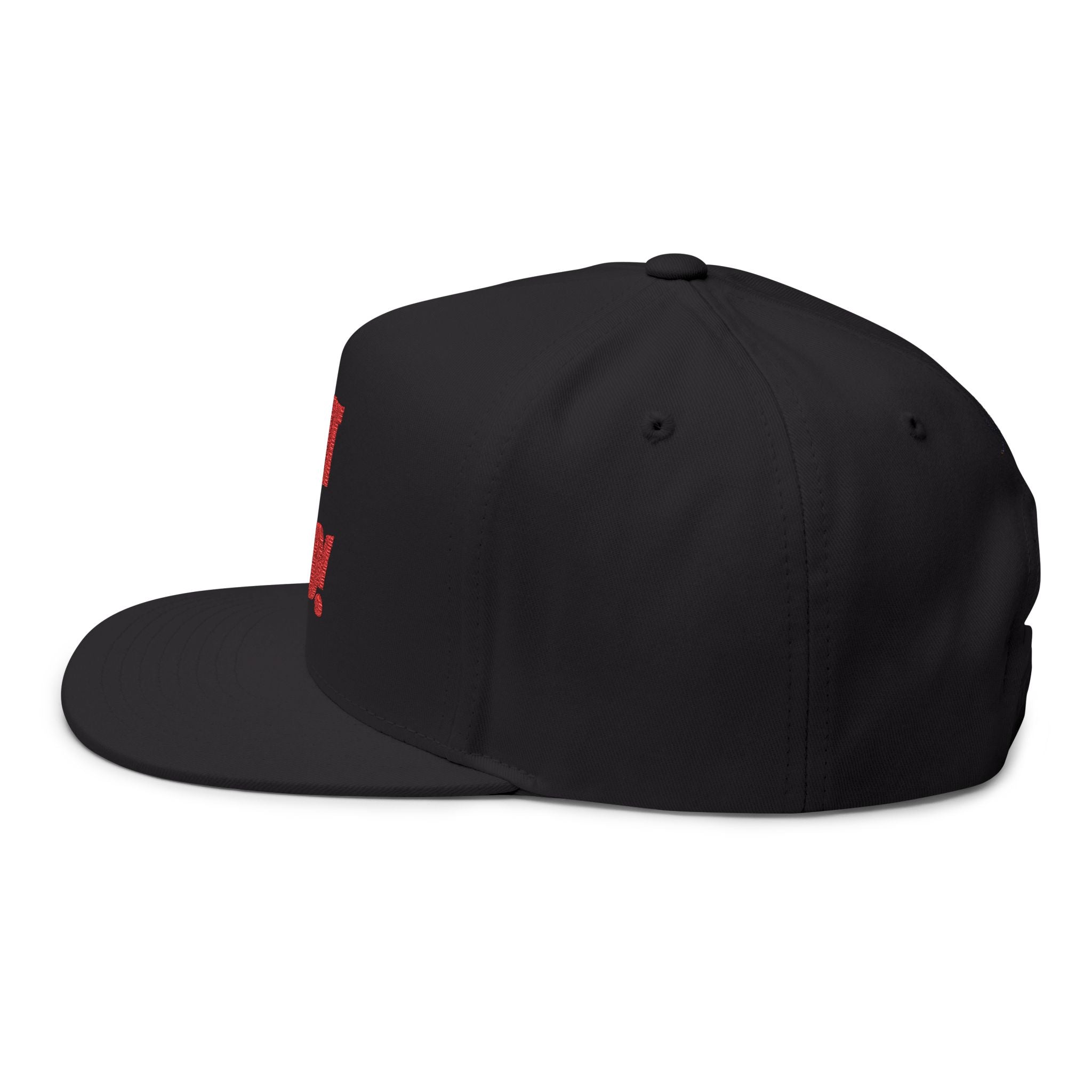 But God! Embroidered Flat Bill Cap — Christian Statement Snapback