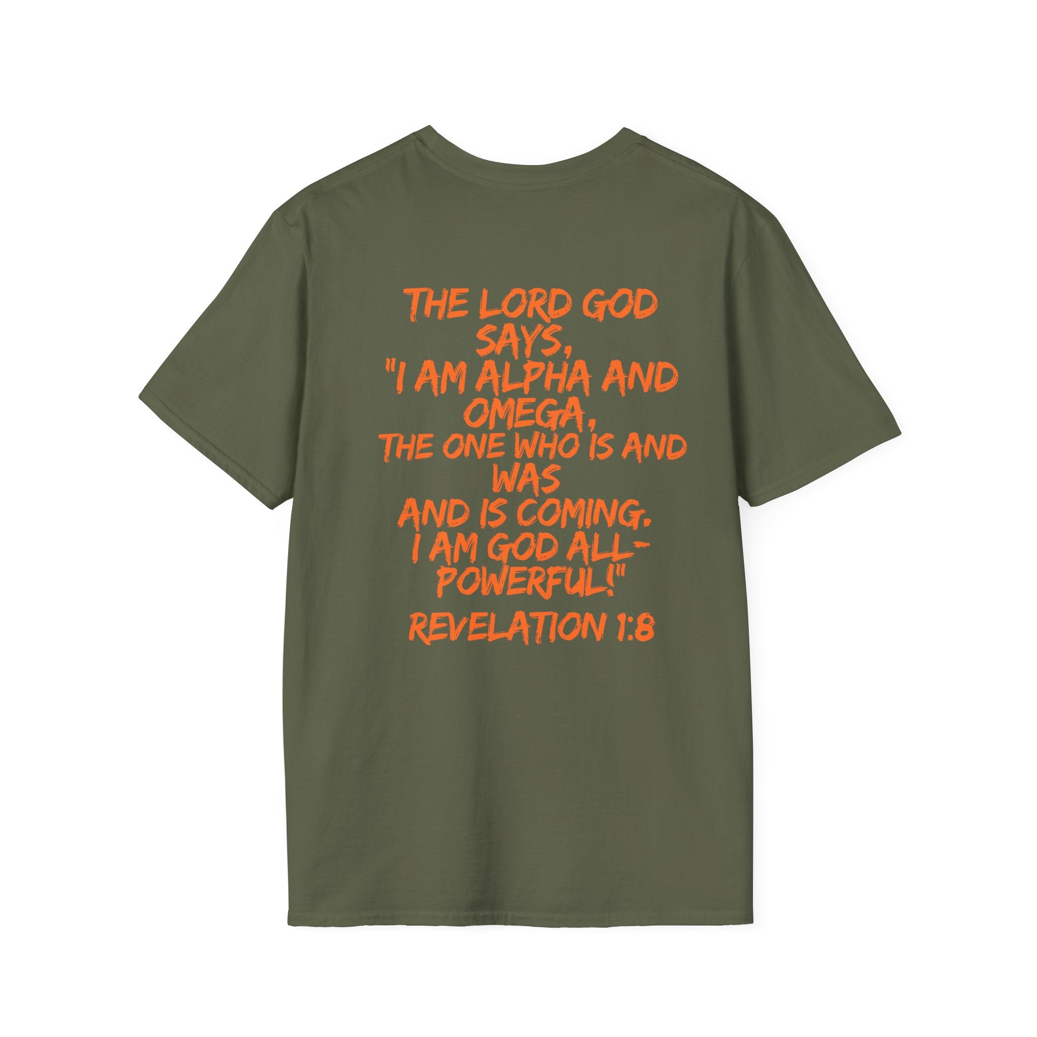 Yahweh Faith Tee — Revelation 1:8