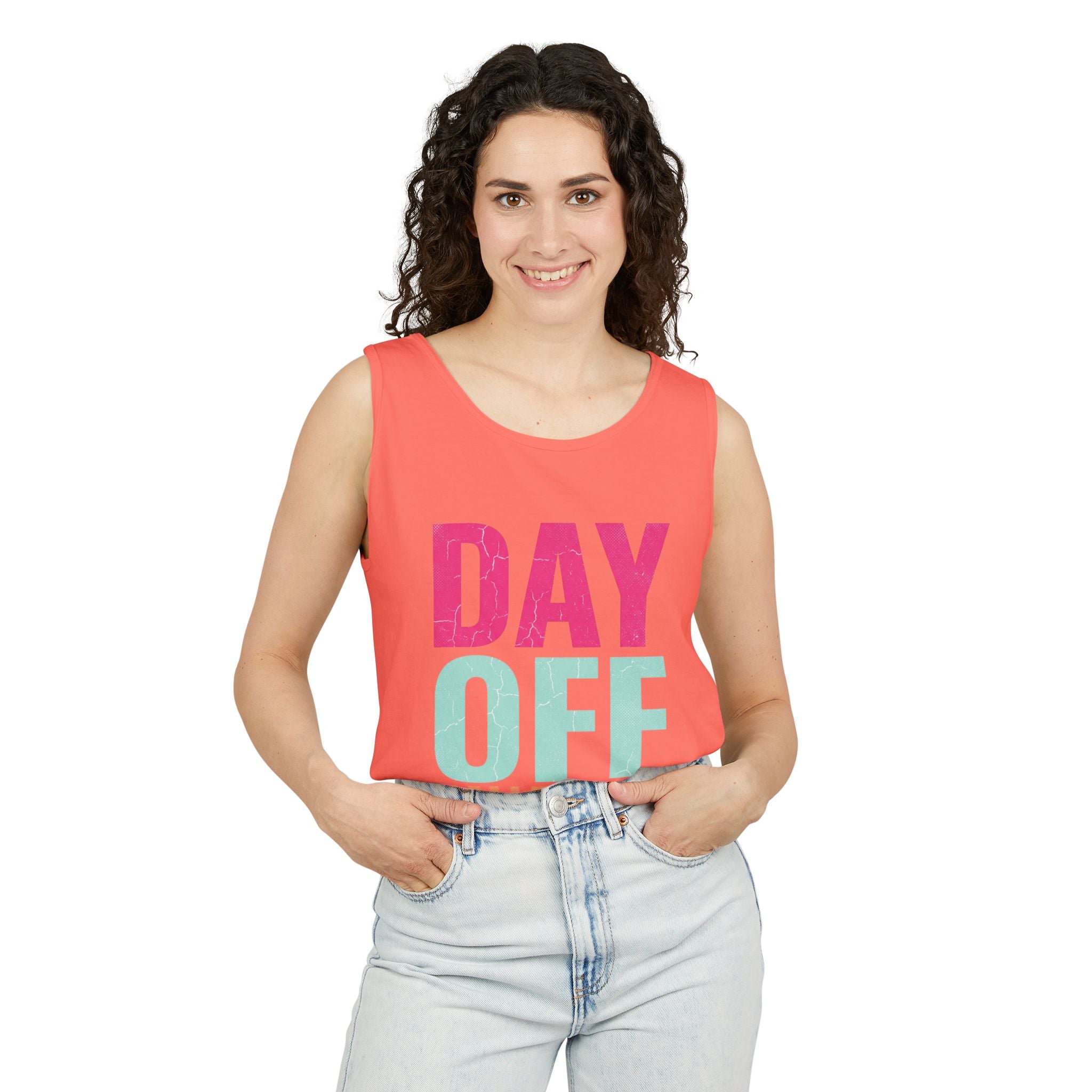 Day Off Hallelujah Tank Top — Funny Relaxation Vacation Shirt