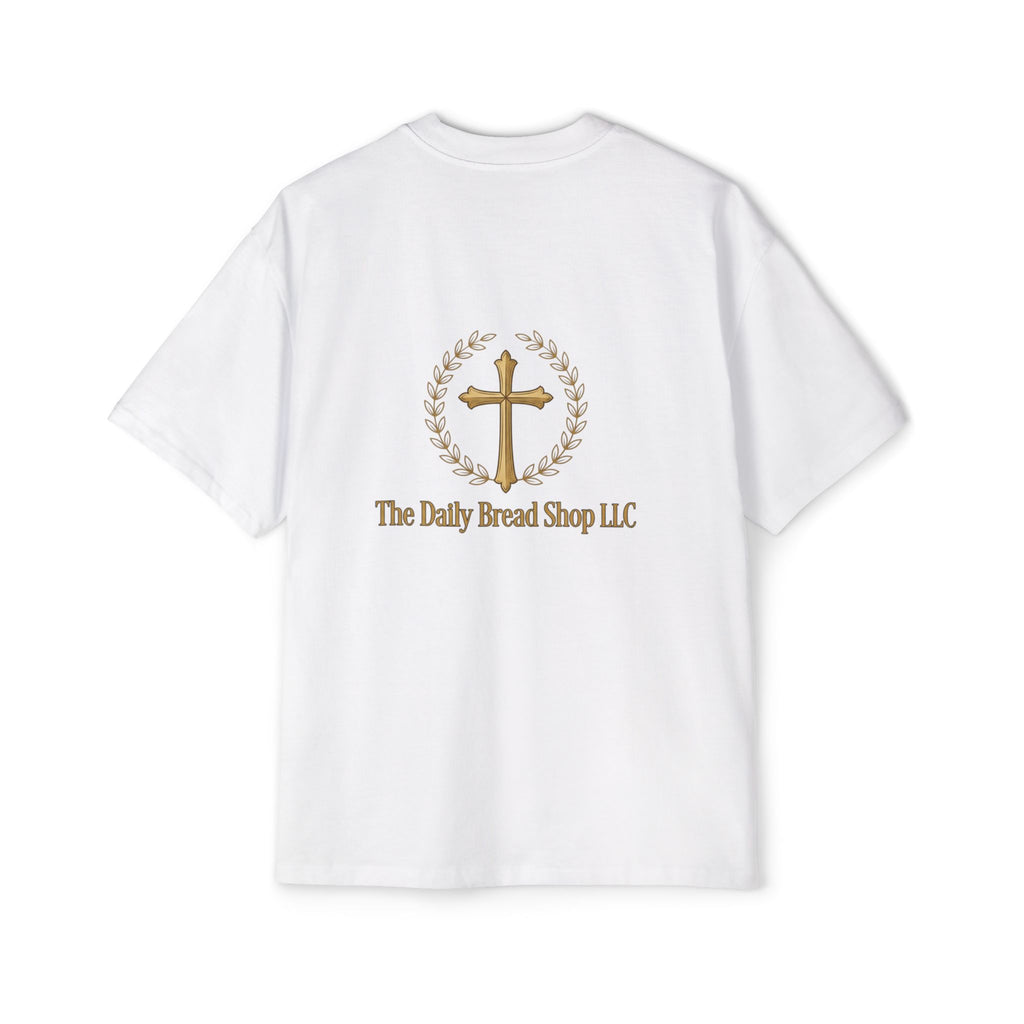 Christian Graphic Tee — "God Will Fight Your Battle" Oversized T‑Shirt