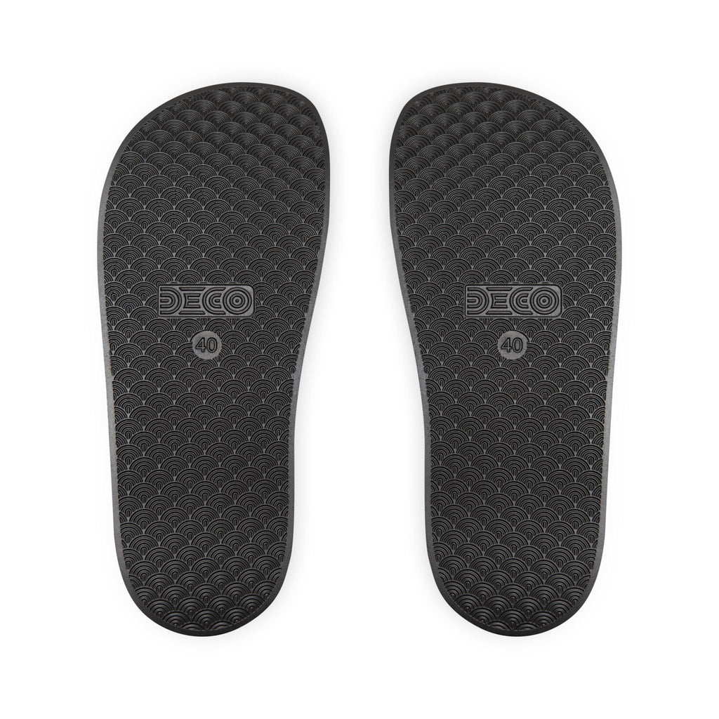 Prayer Warrior Slide Sandals for Men — Removable Strap Casual Beach & Pool Slides