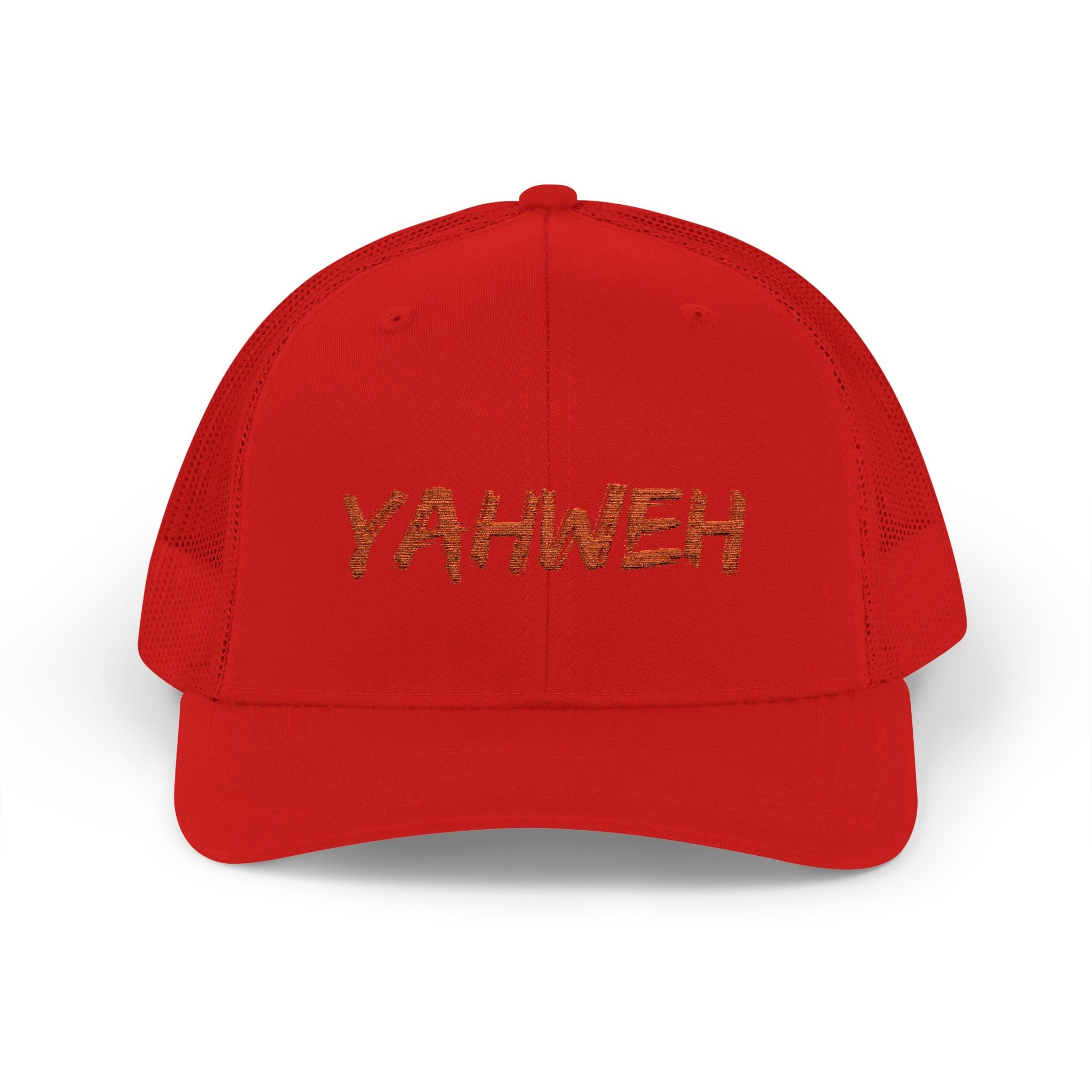 Yahweh Embroidered Trucker Cap (Mesh Back)