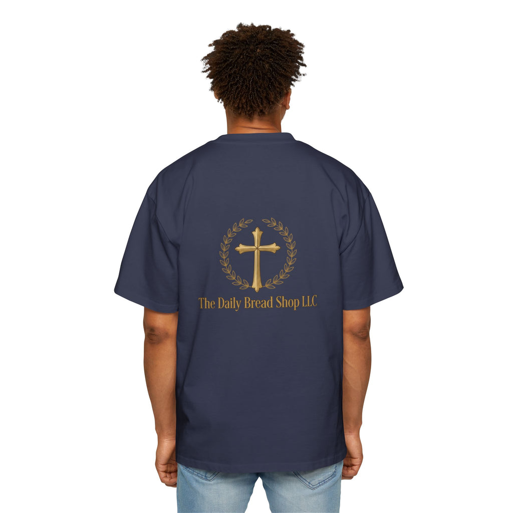Christian Graphic Tee — "God Will Fight Your Battle" Oversized T‑Shirt