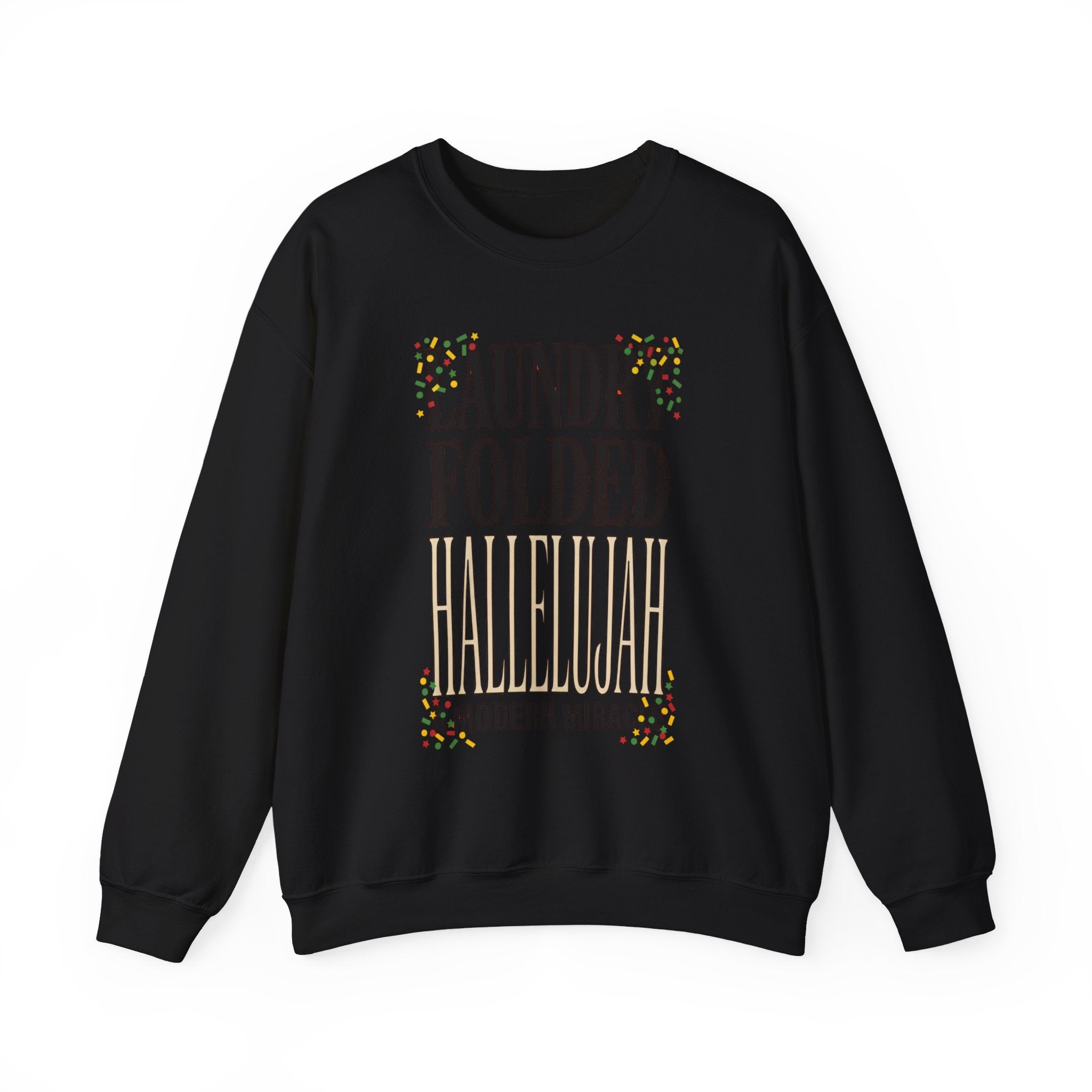 Laundry Folded Hallelujah Sweatshirt | Everything Hallelujah, Cozy Typography